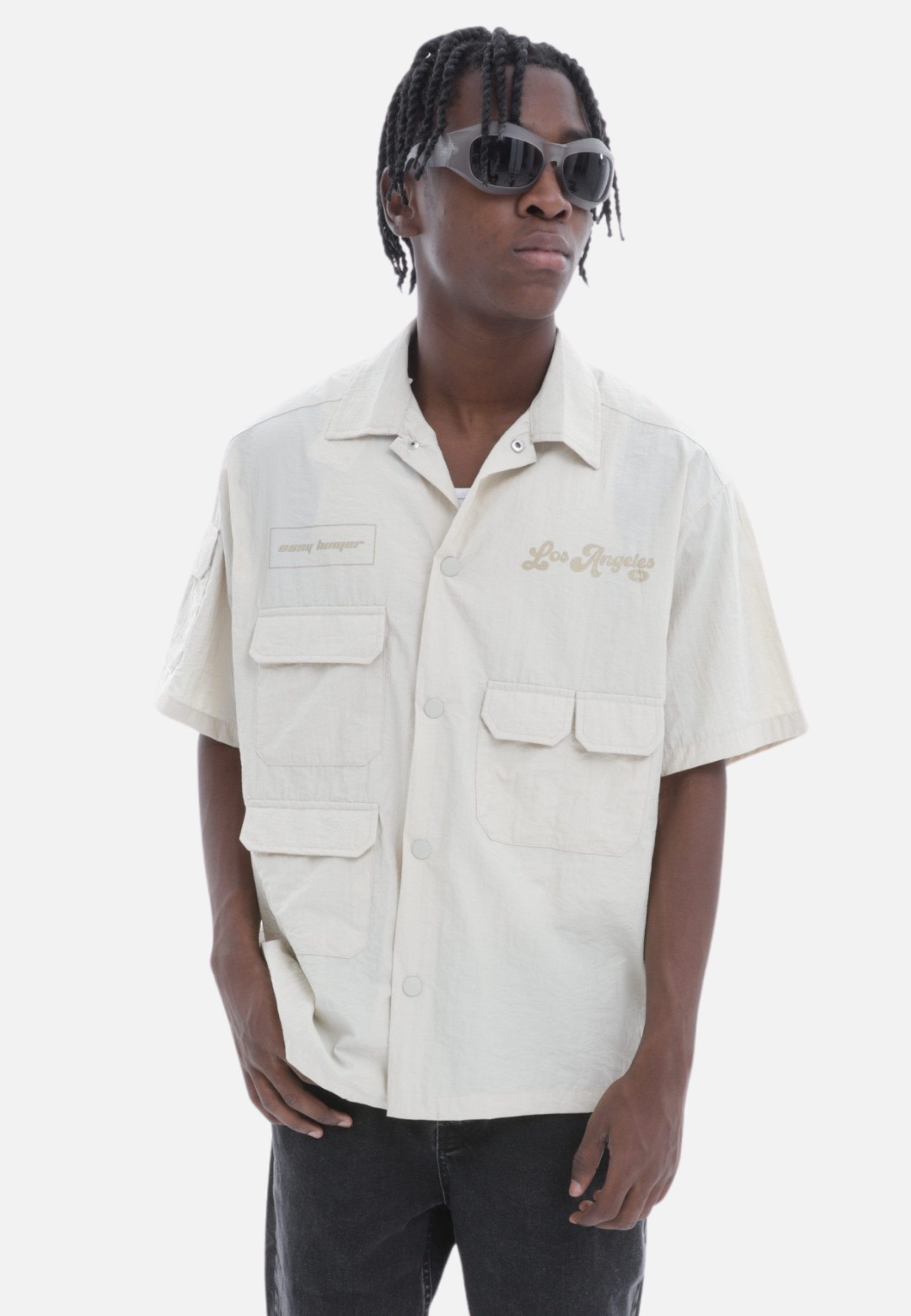 COFI Casuals Kurzarmhemd Los Angeles Oversize günstig online kaufen