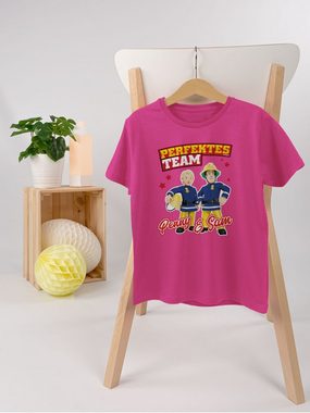 Shirtracer T-Shirt Perfektes Team - Penny & Sam Feuerwehrmann Sam Jungen