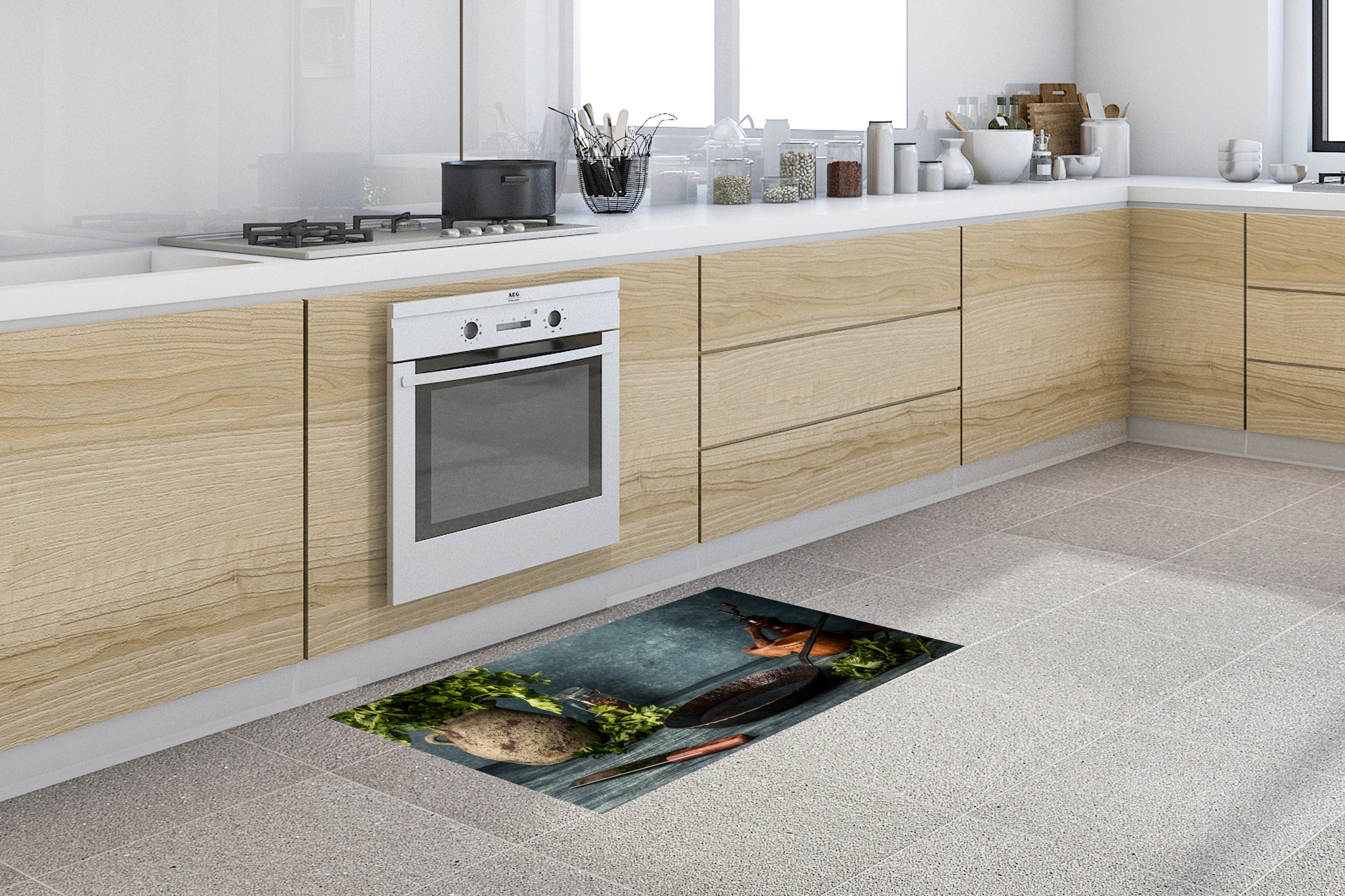 MuchoWow Küchenläufer Kräuter - Gewürze - günstig online kaufen