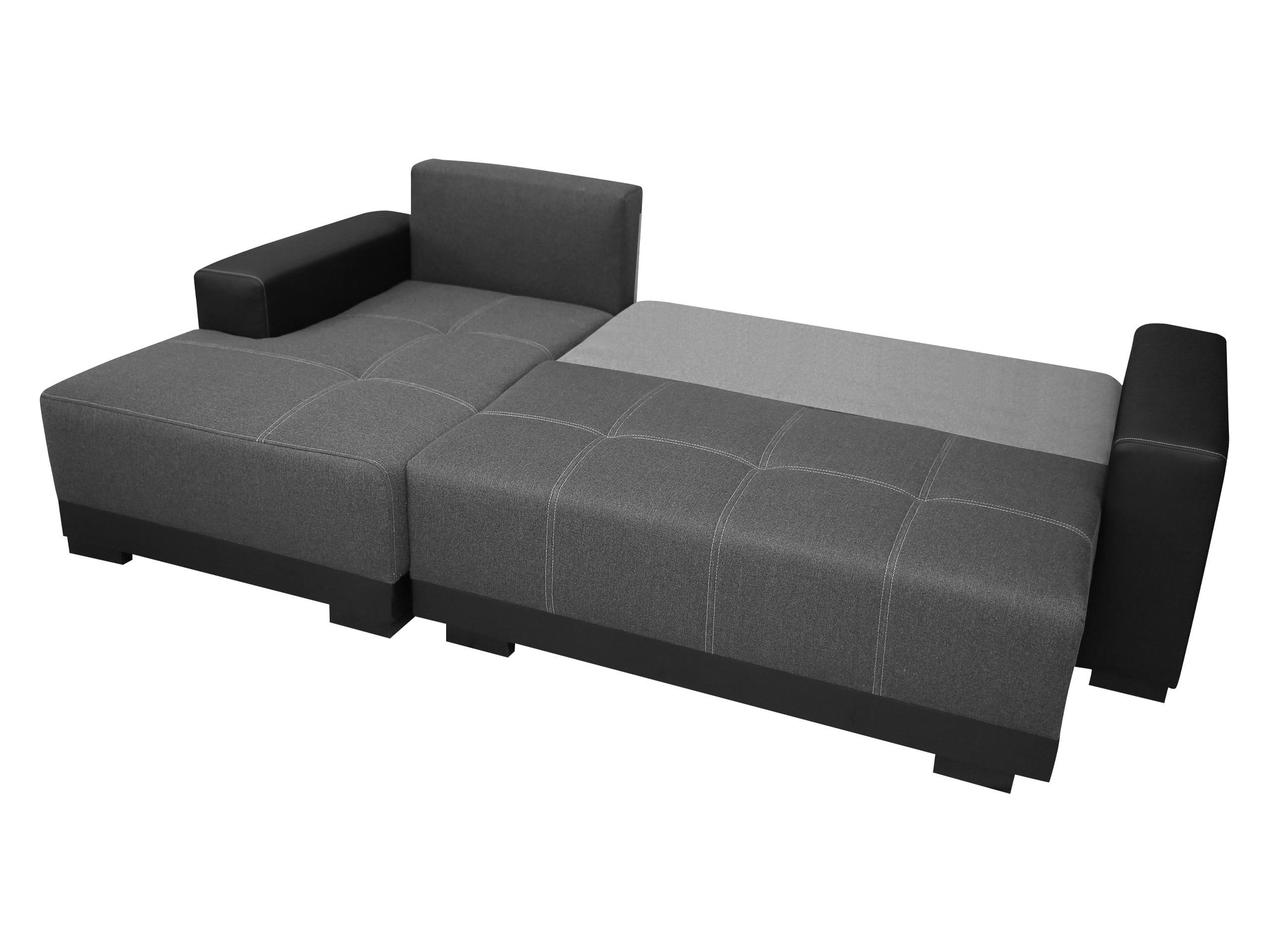 MIRJAN24 Ecksofa Dallas, mit Bettkasten und Schlaffunktion, 240x140x85 cm, L-Form
