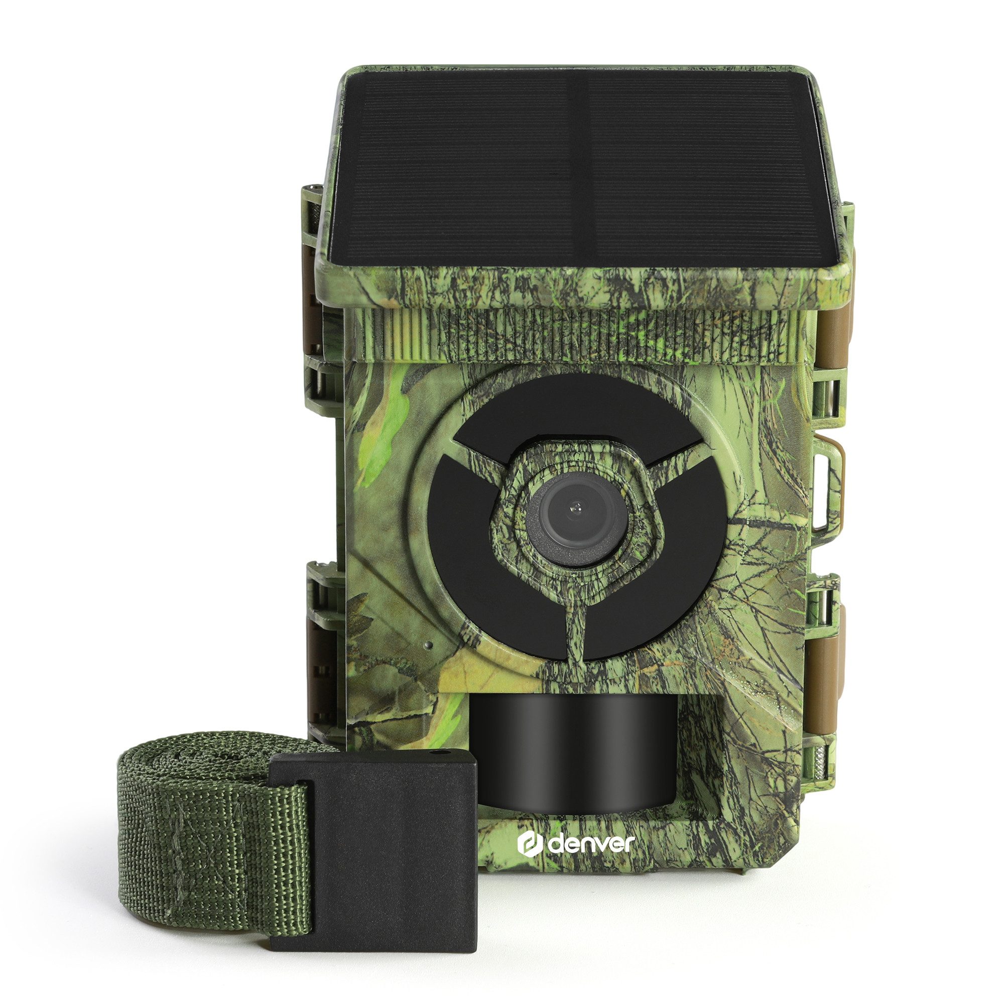 Denver Wildkamera WSW-8120 (Outdoor, Packung, 1-tlg., 1x WSW-8120 Wildkamera, Integrierter 5200 mAh Akku und Solarpanel)