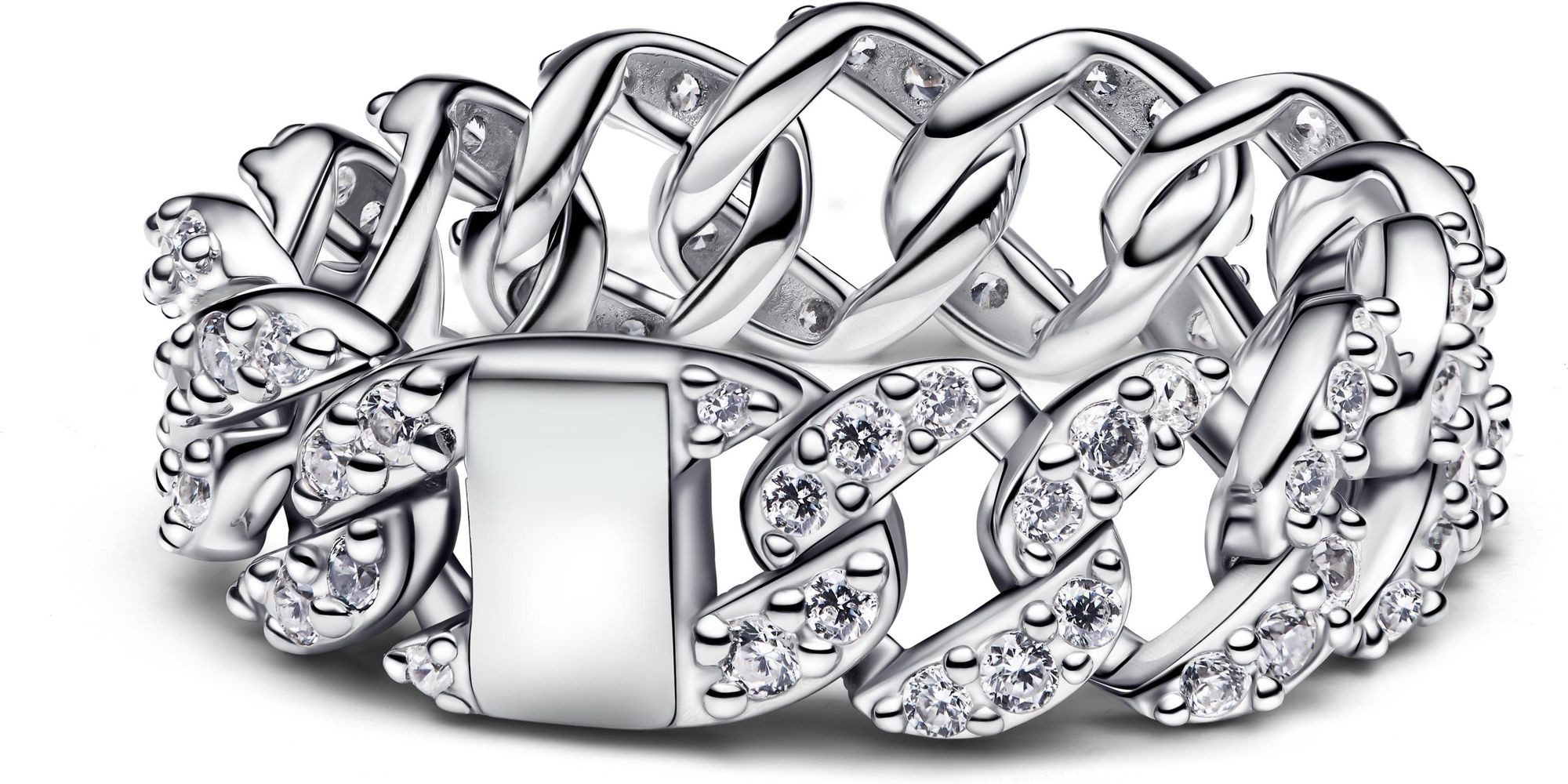Pandora Fingerring Pandora Sterling silver Cubic Zirconia Clear 193557C01 D günstig online kaufen