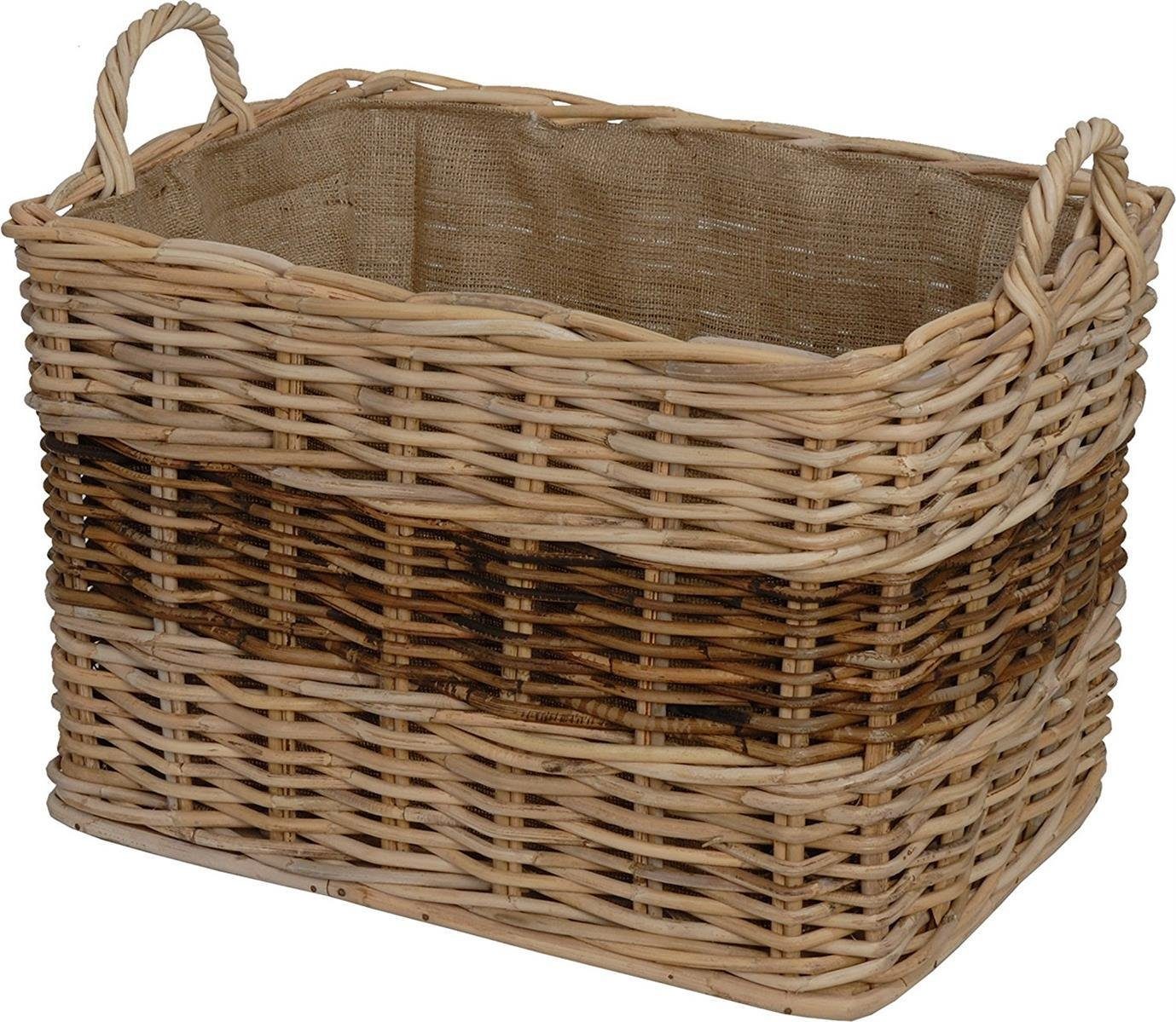 Krines Home Kaminholzkorb Stabiler Kaminholzkorb eingearbeitete günstig online kaufen