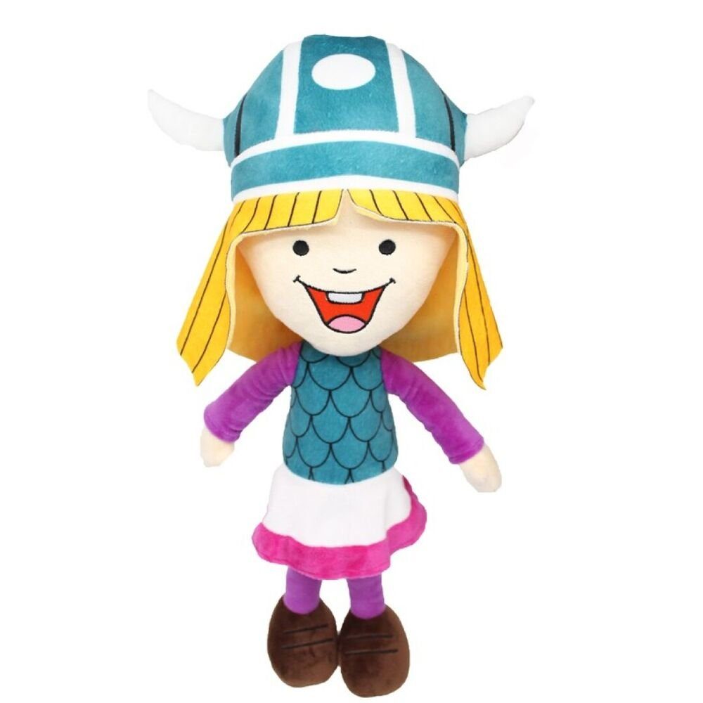 Tinisu Kuscheltier Wickie Kuscheltier - 30 cm Plüschtier Wickie und die starken Männer