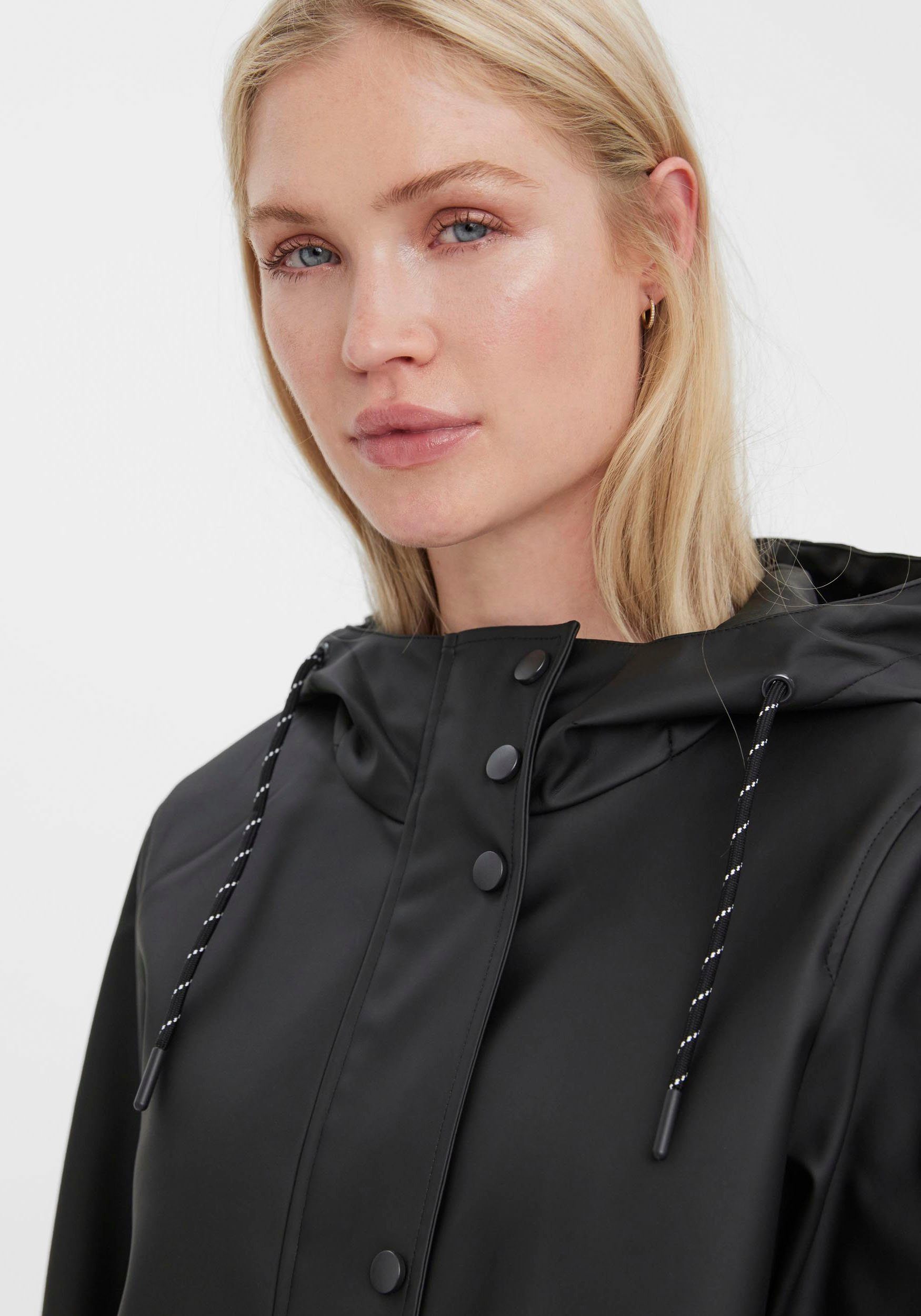 Vero Moda Regenjacke VMMALOU JACKET COATED black