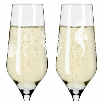 Ritzenhoff Champagnerglas Oceanside 001, Kristallglas