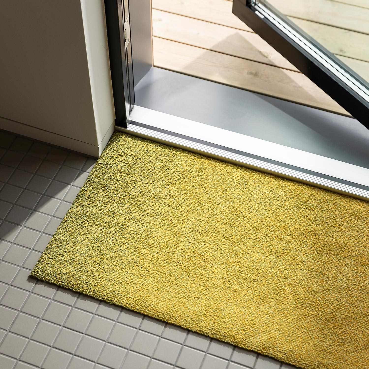 Heymat Fußmatte Dis 45x100 cm, Flor: PET 100% recycelt