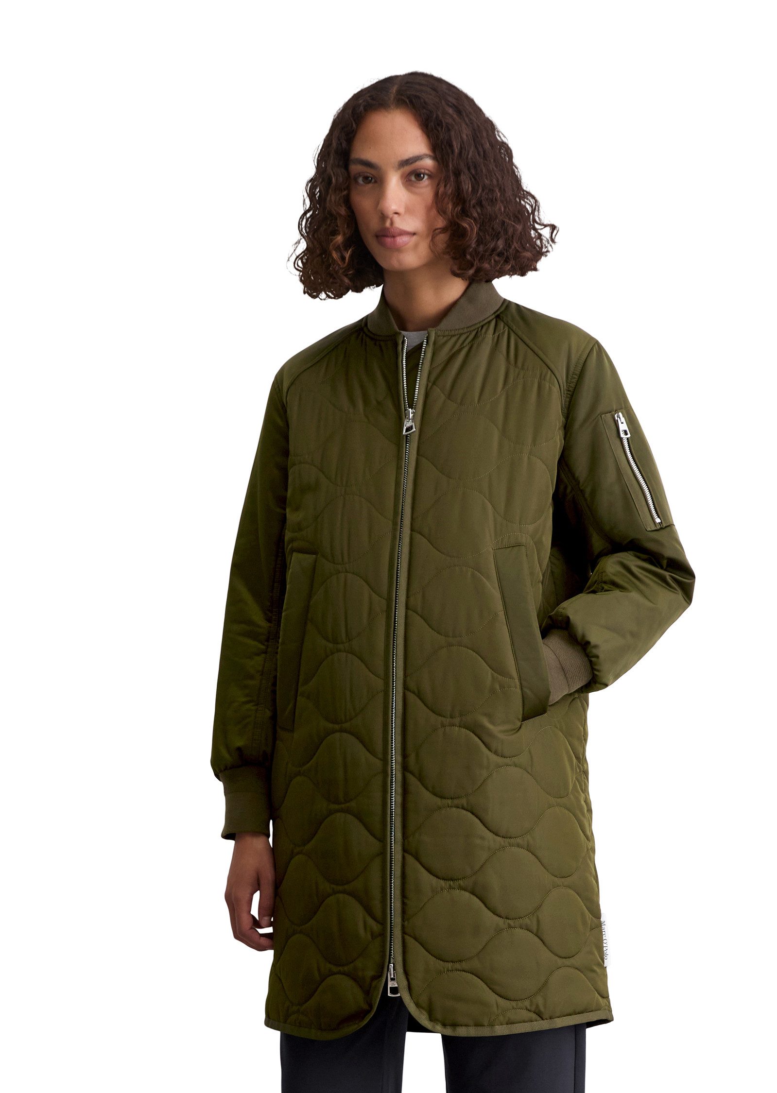 Marc O'Polo Kurzmantel aus recyceltem Polyester
