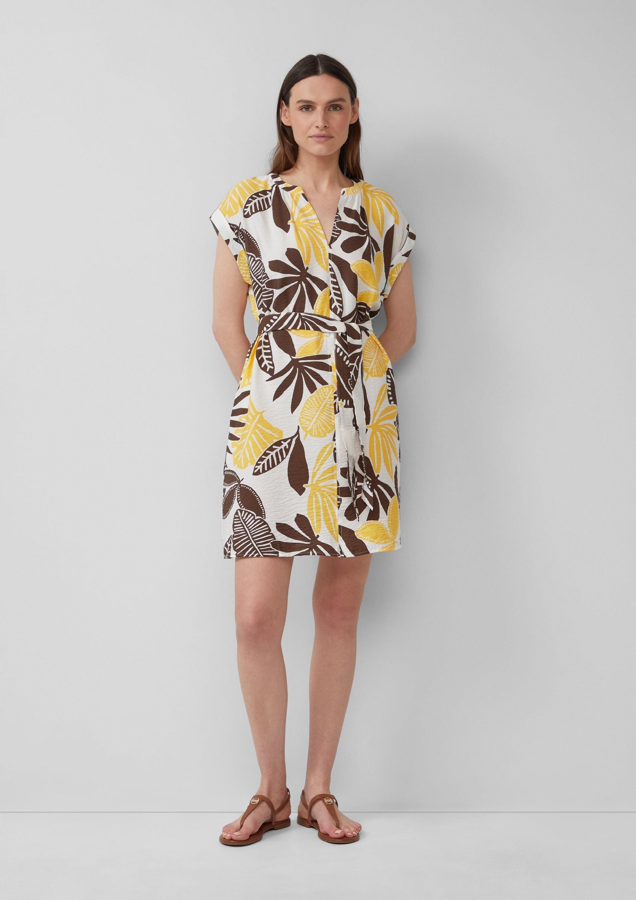 s.Oliver Minikleid Kleid Kurzes Kleid aus Viskosemix im Relaxed Fit