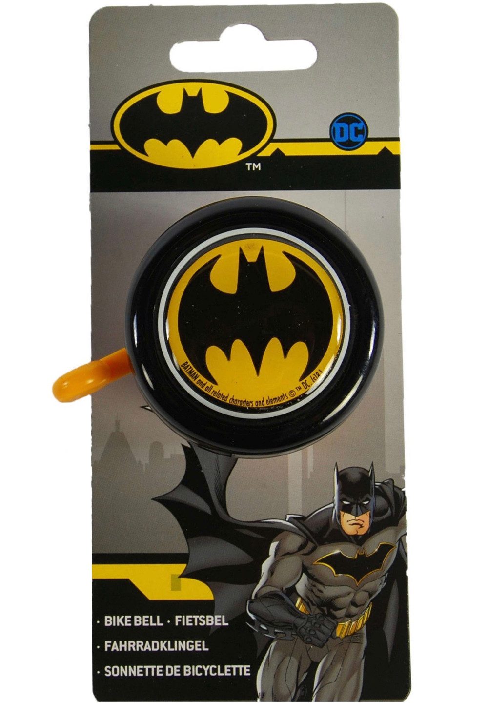 Batman Fahrradklingel Kinder Jungen Fahrradglocke Schelle, mit Batman - Dark Knight