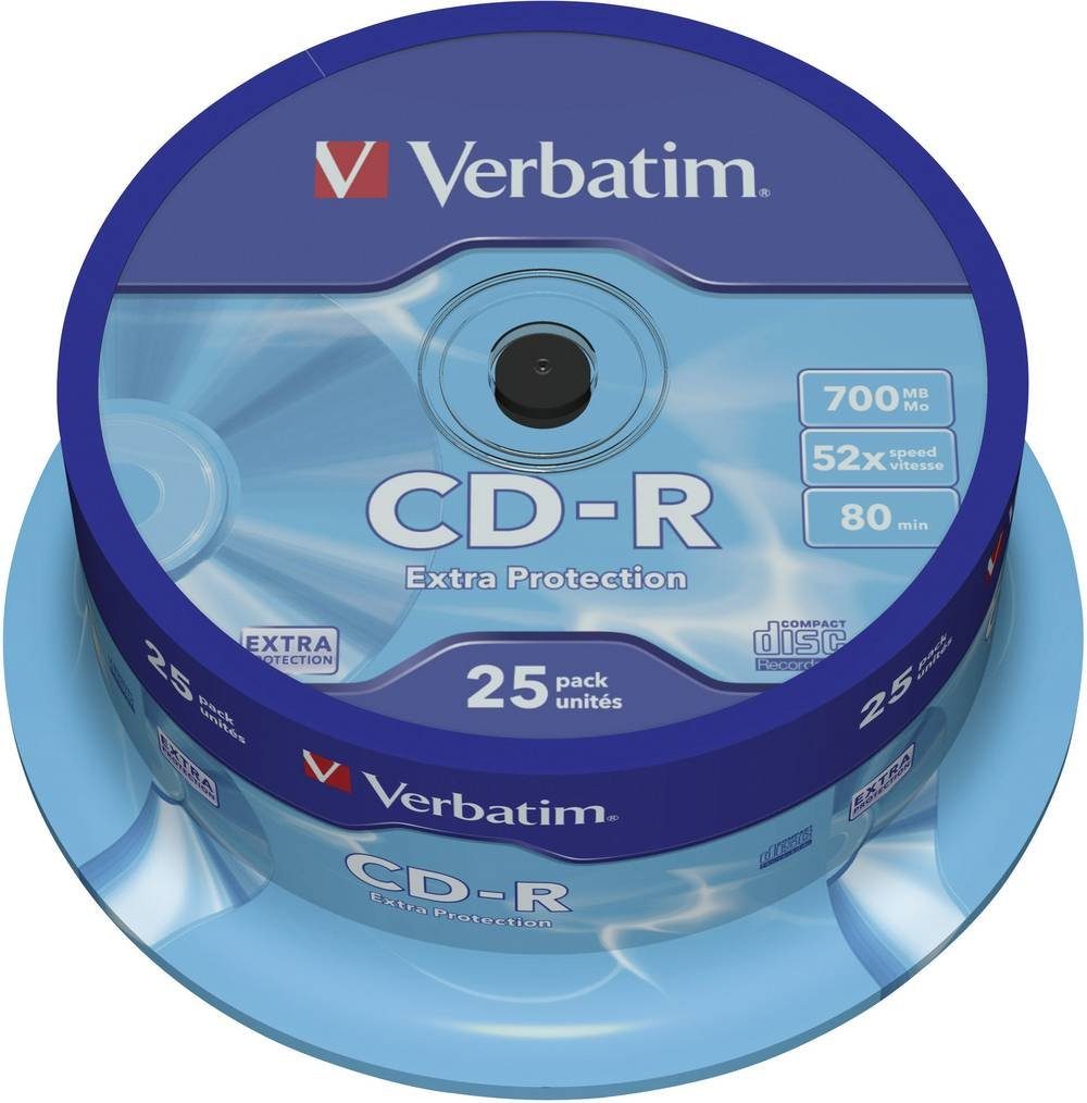 Verbatim »Verbatim CD-R80 700 MB 52x 25er Spindel« externer Speicher ...