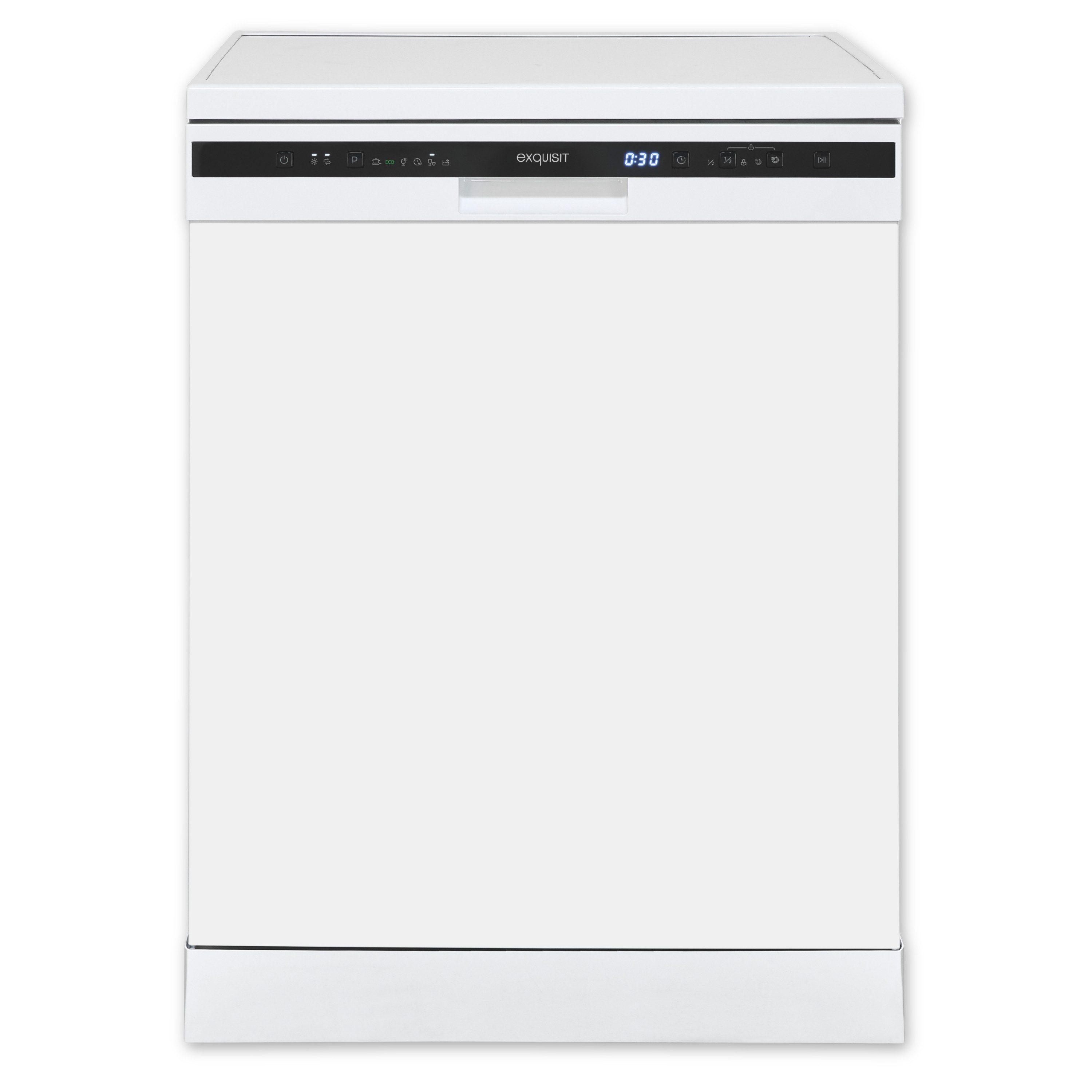 exquisit Unterbaugeschirrspüler PLUS GSP56312-030E, 12 Maßgedecke, Startzeitvorwahl