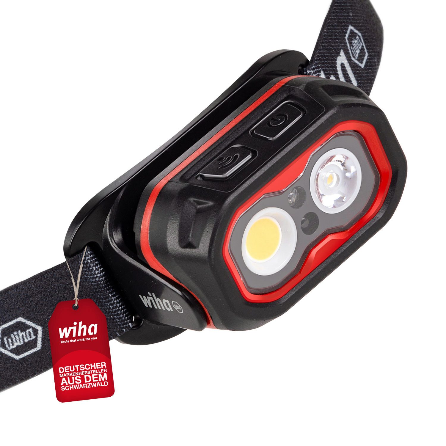 Wiha Kopflampe 500 lm (45700), LED wiederaufladbar 10h