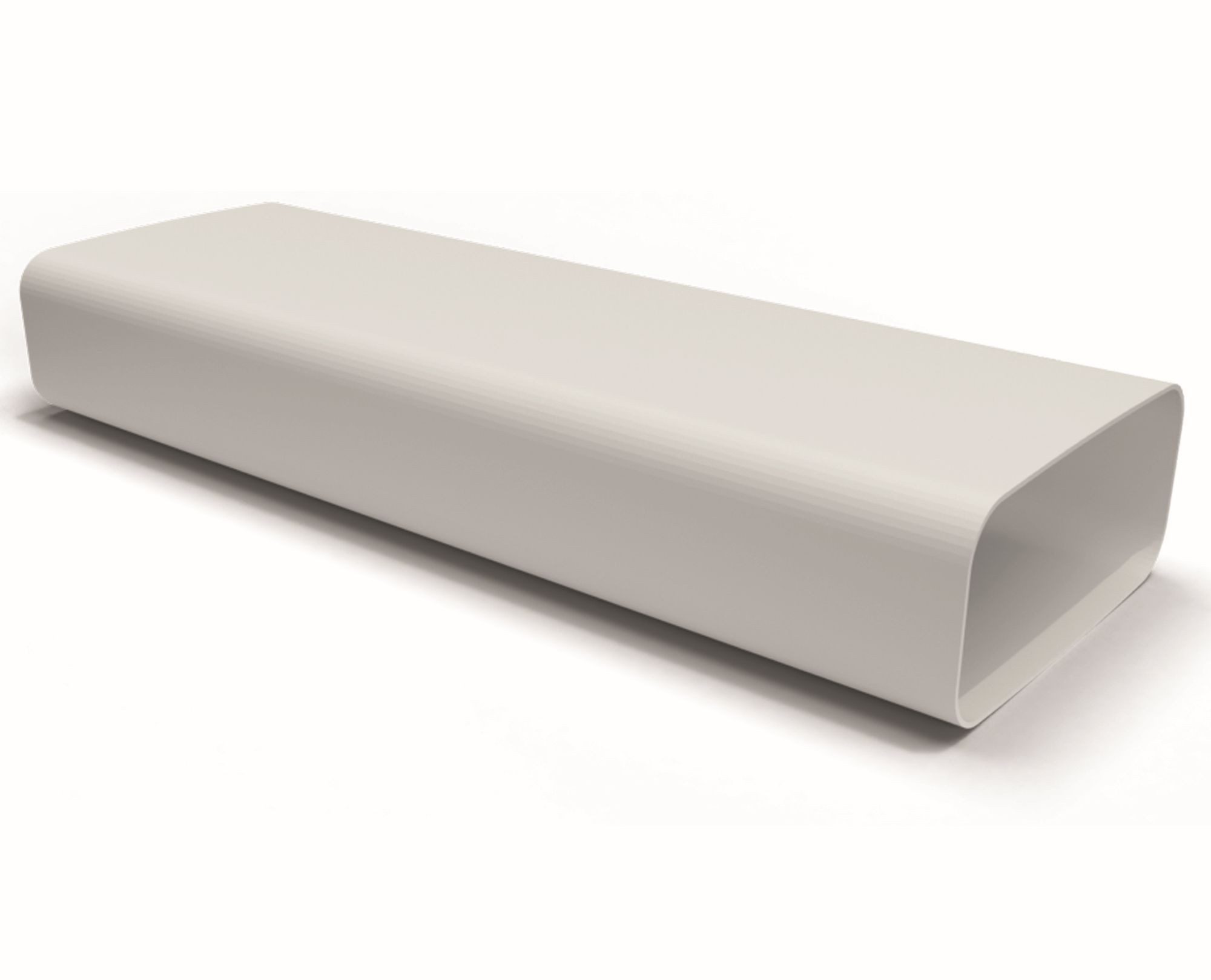 Wallair Montagezubehör Dunstabzugshaube Flachkanal 175x80mm Lüftungsrohr 100cm ohne Muffe Dunstabzug Küche (1 St)