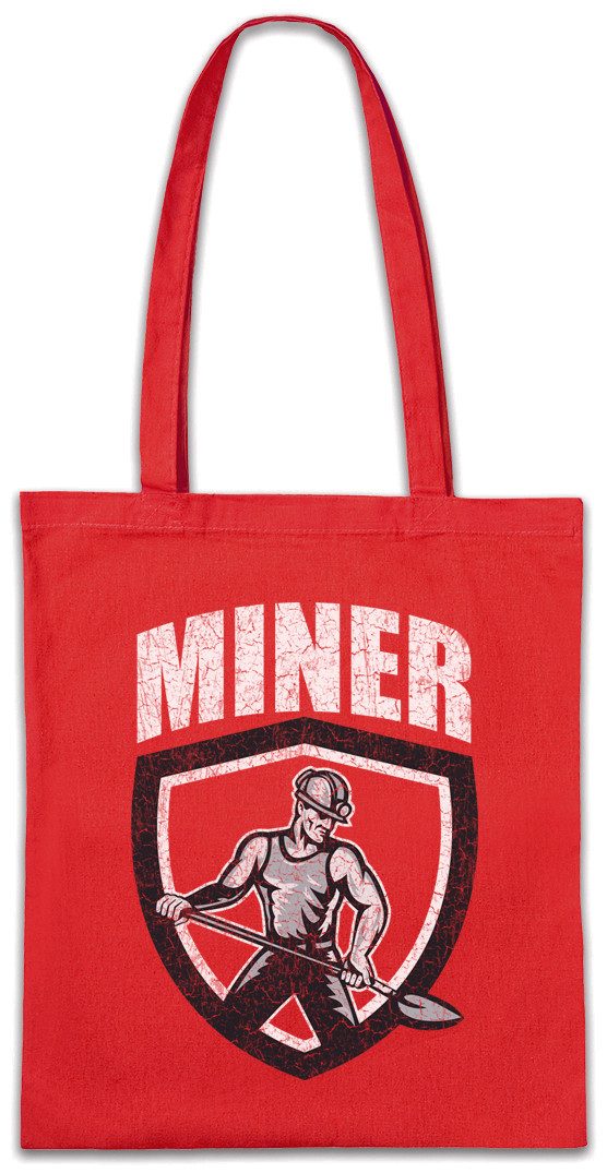 Beuteltasche Miner II Stofftasche Bergarbeiter Bergmann Kumpel Mine Grubenarbeiter