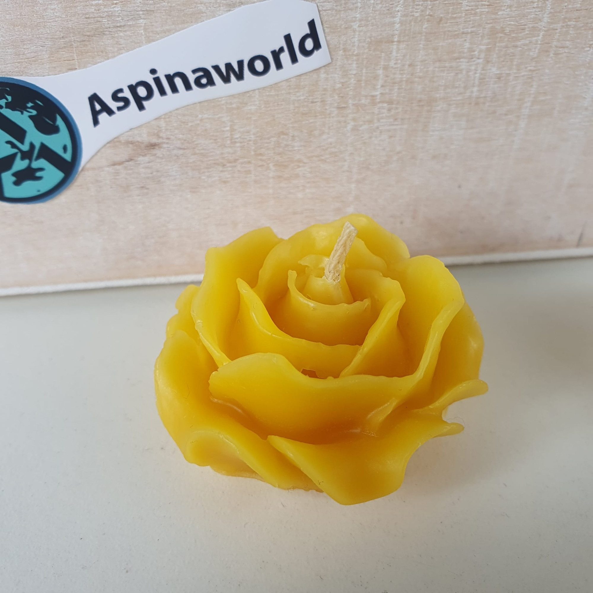 Aspinaworld Formkerze Bienenwachskerze - kleine Rosen günstig online kaufen