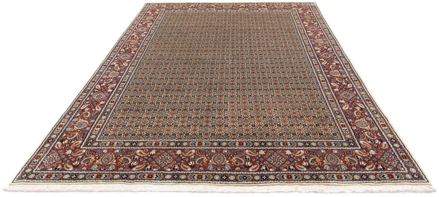 Wollteppich Moud Stark Gemustert Beige 303 x 198 cm, morgenland, rechteckig, Höhe: 10 mm, Unikat mit Zertifikat