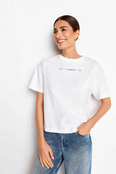 Rich & Royal T-Shirt Mit Glitzer-Print