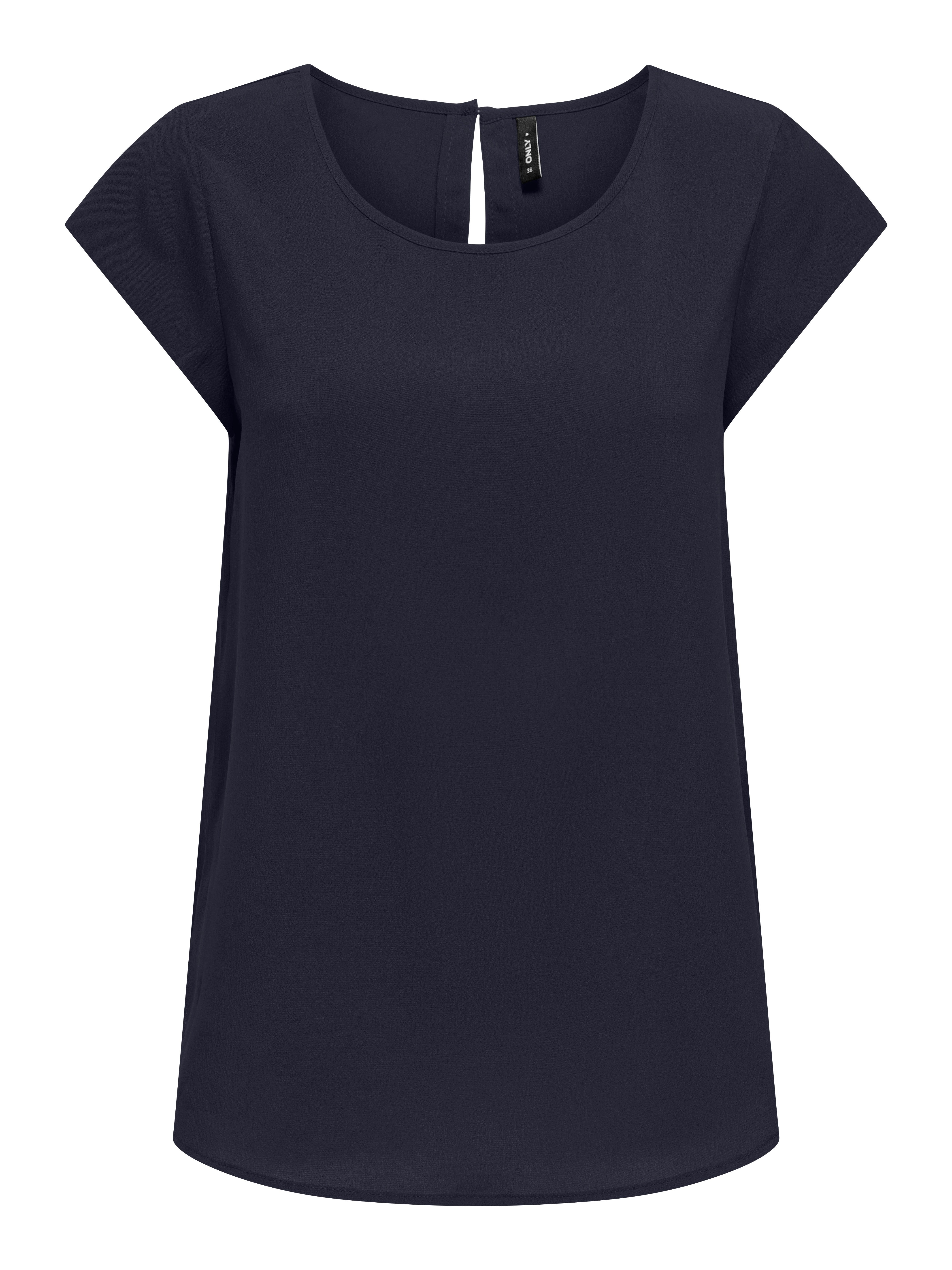 ONLY Shirtbluse ONLNOVA LIFE S/S TOP AOP PTM Viskose, regular fit, Rundhals günstig online kaufen