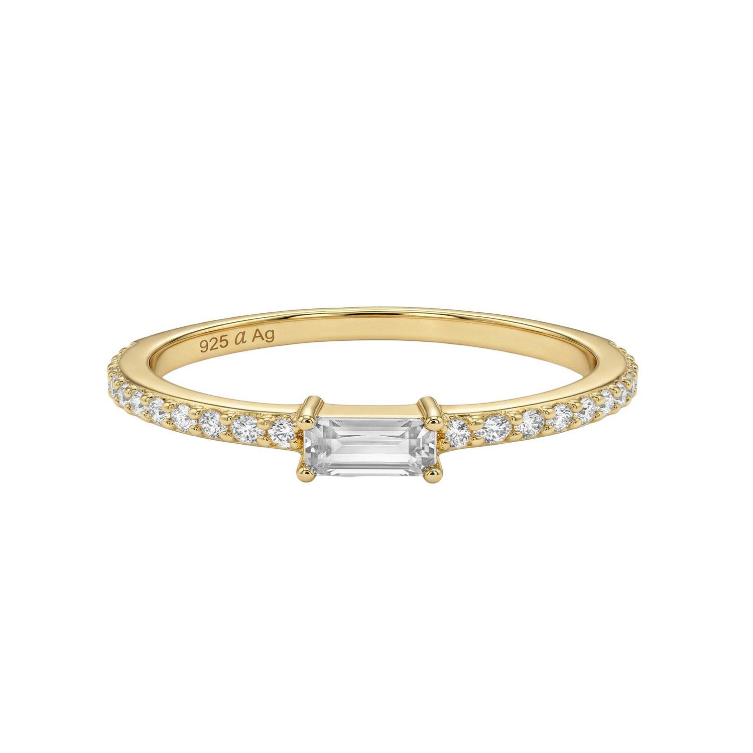 Amor Fingerring, mit Zirkonia (synth)