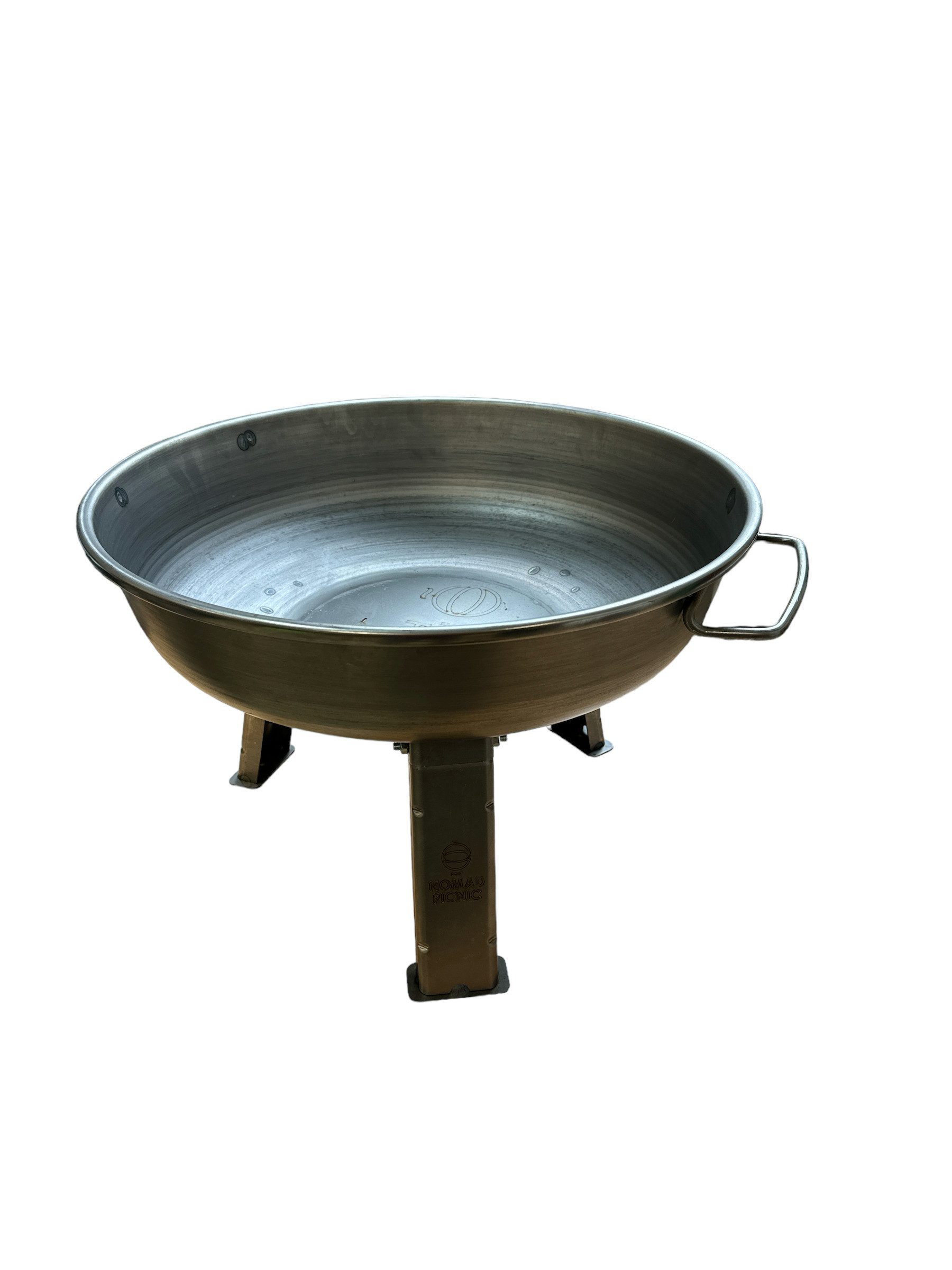 Grillplanet Holzkohlegrill Feuerstelle 55 für Gulaschkessel und Schwenkgrill Stahl unlackiert