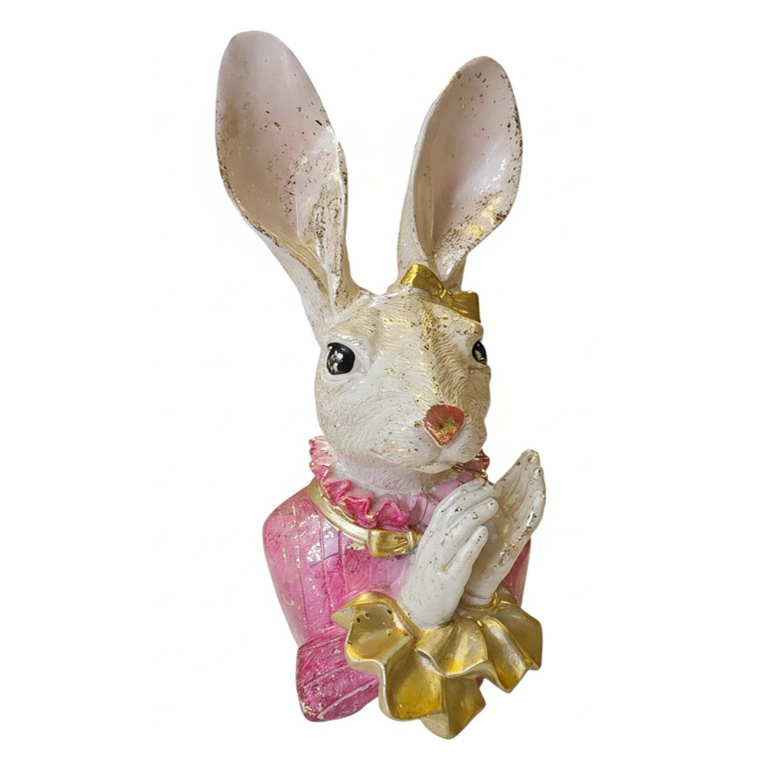 Macosa Home Osterhase Dekohase Ostern (Skulptur Oster-Deko Figur), Dekohase Hase Dekofigur Ostern Dekoration Osterschmuck Tischdeko