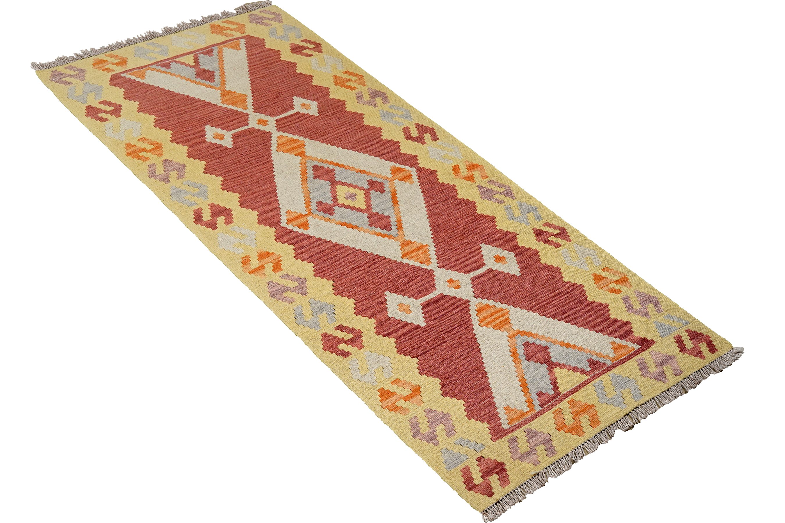 Rugtales Teppich Kelim Gashgai 192x83cm, Lufer, Handgemachtes Unikat, nachhaltig und fair gefertigt