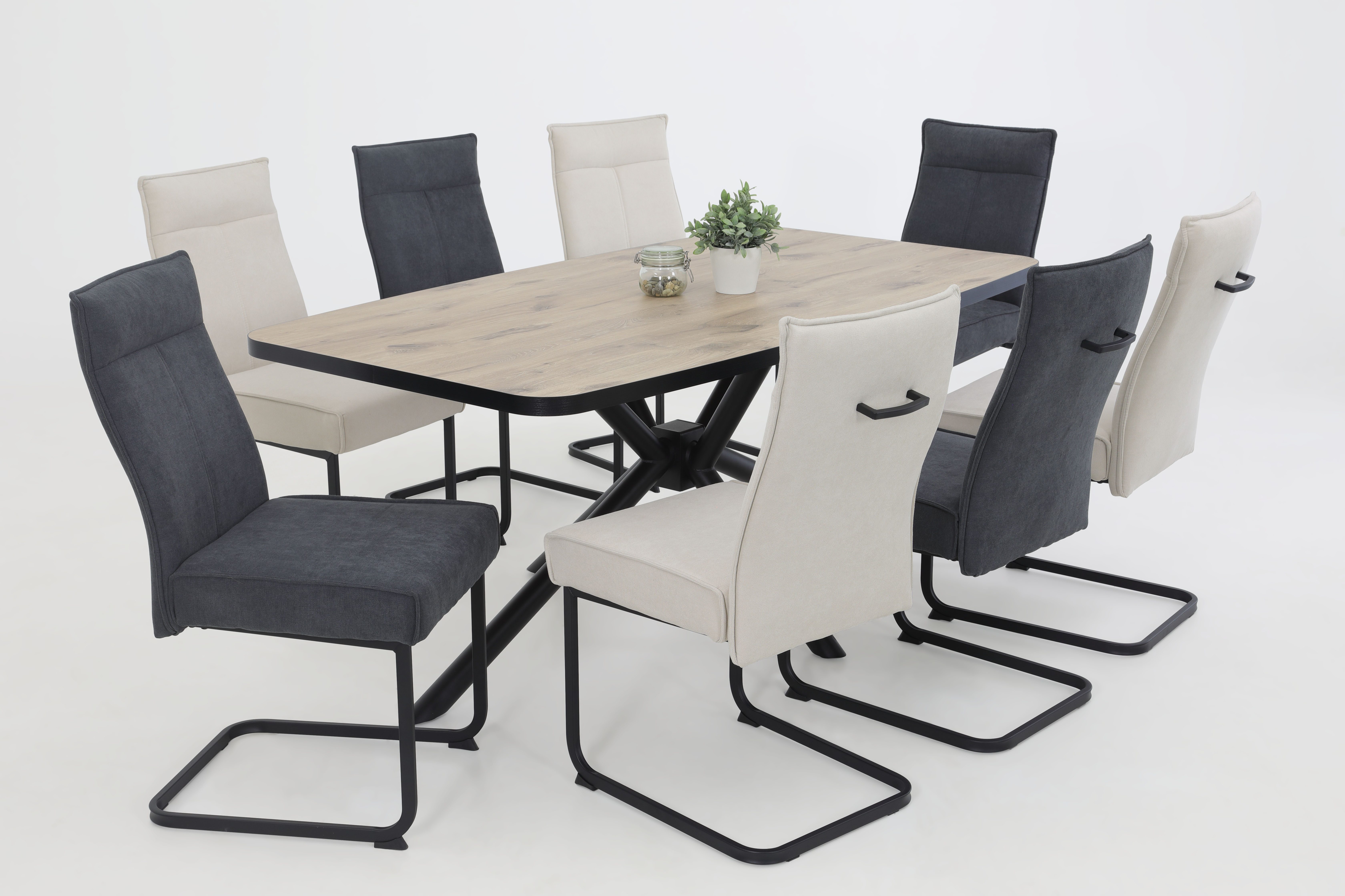 HELA Freischwinger KAREN Esszimmerstuhl (Set, 4 günstig online kaufen