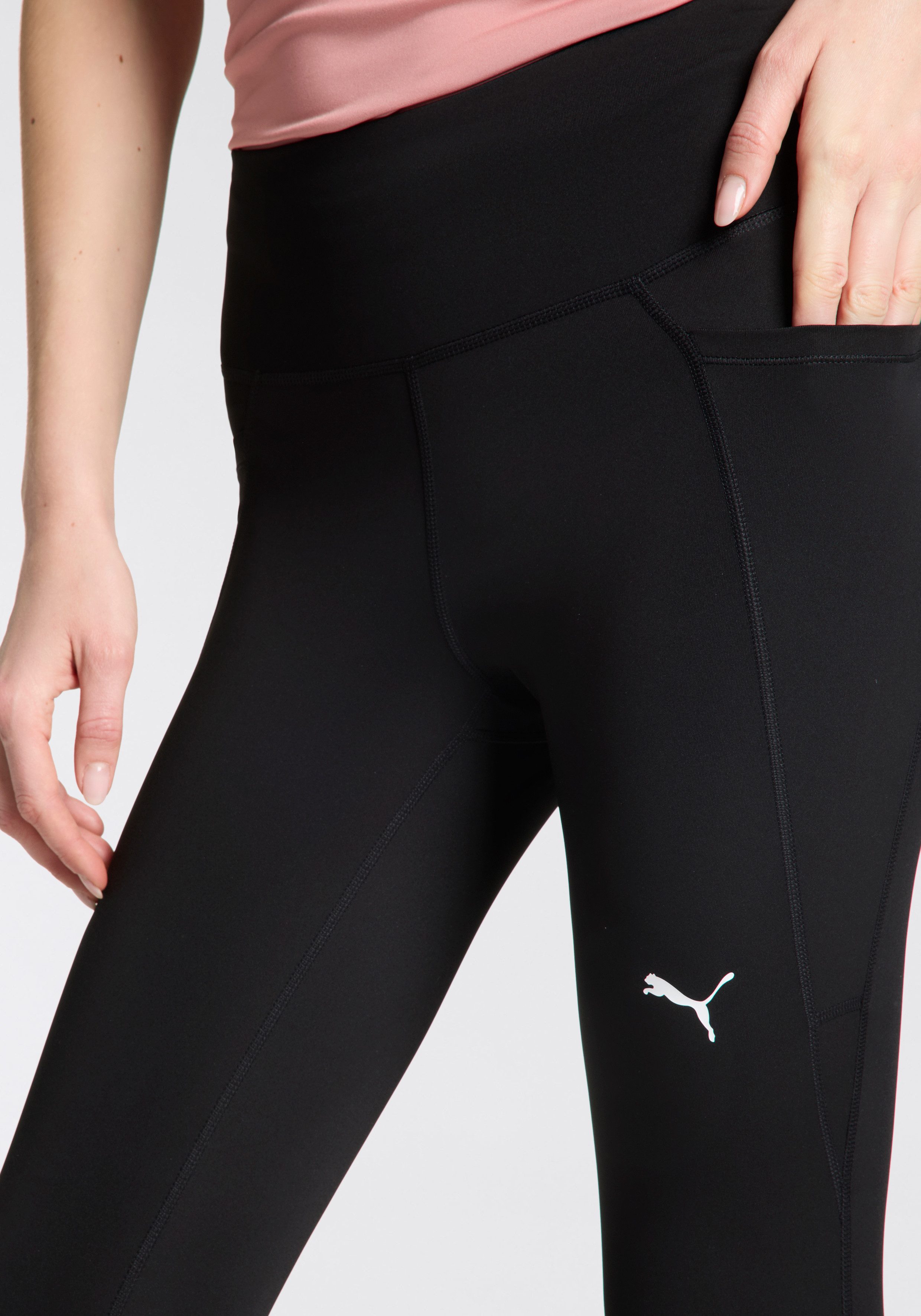PUMA Trainingstights W TAD ESSENTIAL HW CAPRI TIGHT mit Seitentaschen, mit DryCELL Technologie, atmungsaktiv – Bild 3 von 5