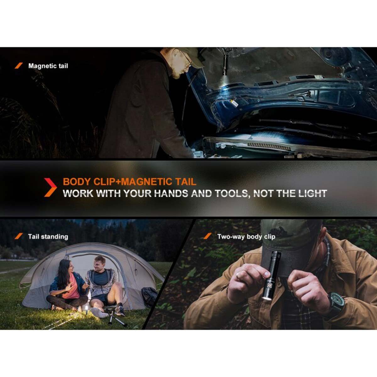 Fenix LED Taschenlampe E28R V2.0 LED Taschenlampe 1700 Lumen