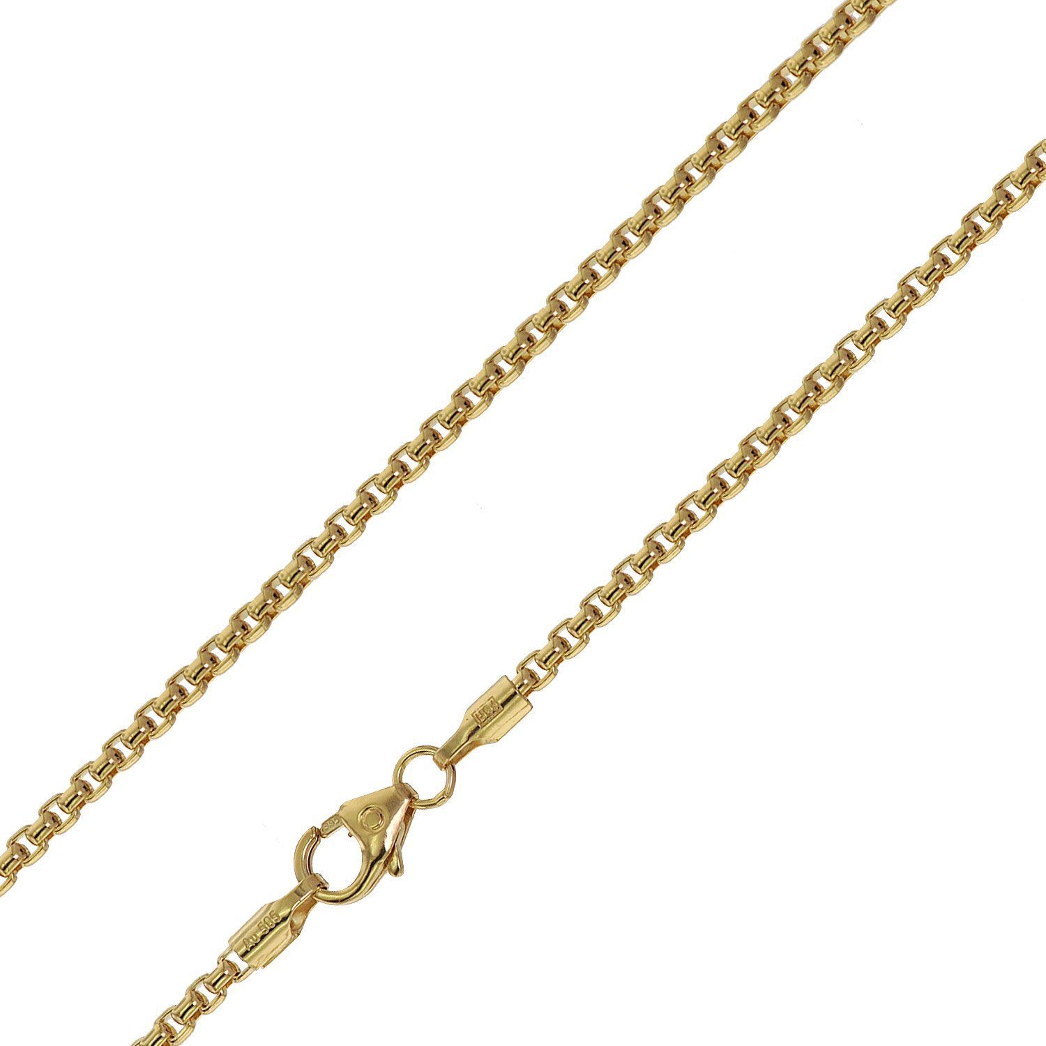 Kette ohne Anhänger Venezianer Kette 585 Gold 14 Karat Breite 2,0 mm