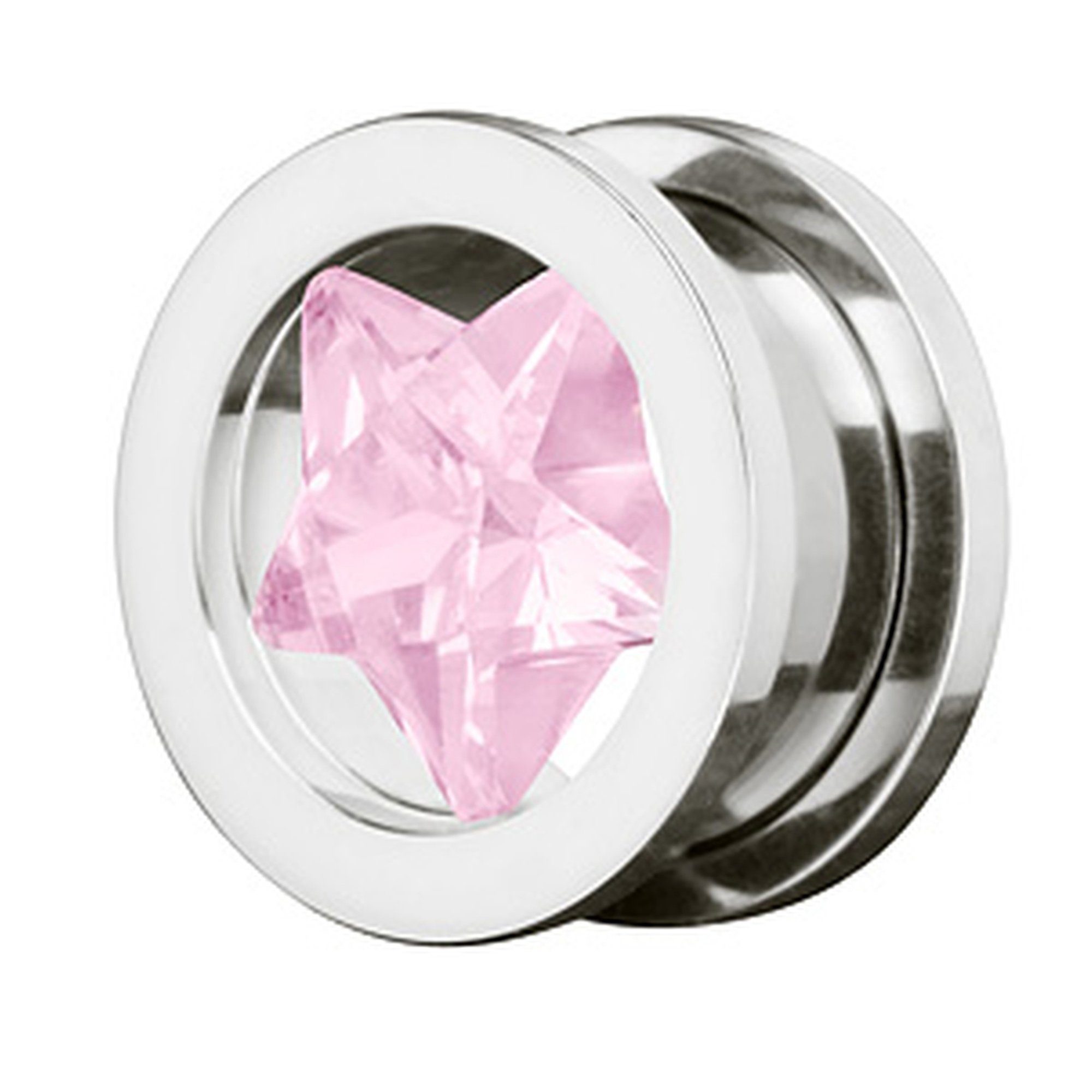 Taffstyle Plug Piercing Schraub Zirkonia Kristall günstig online kaufen