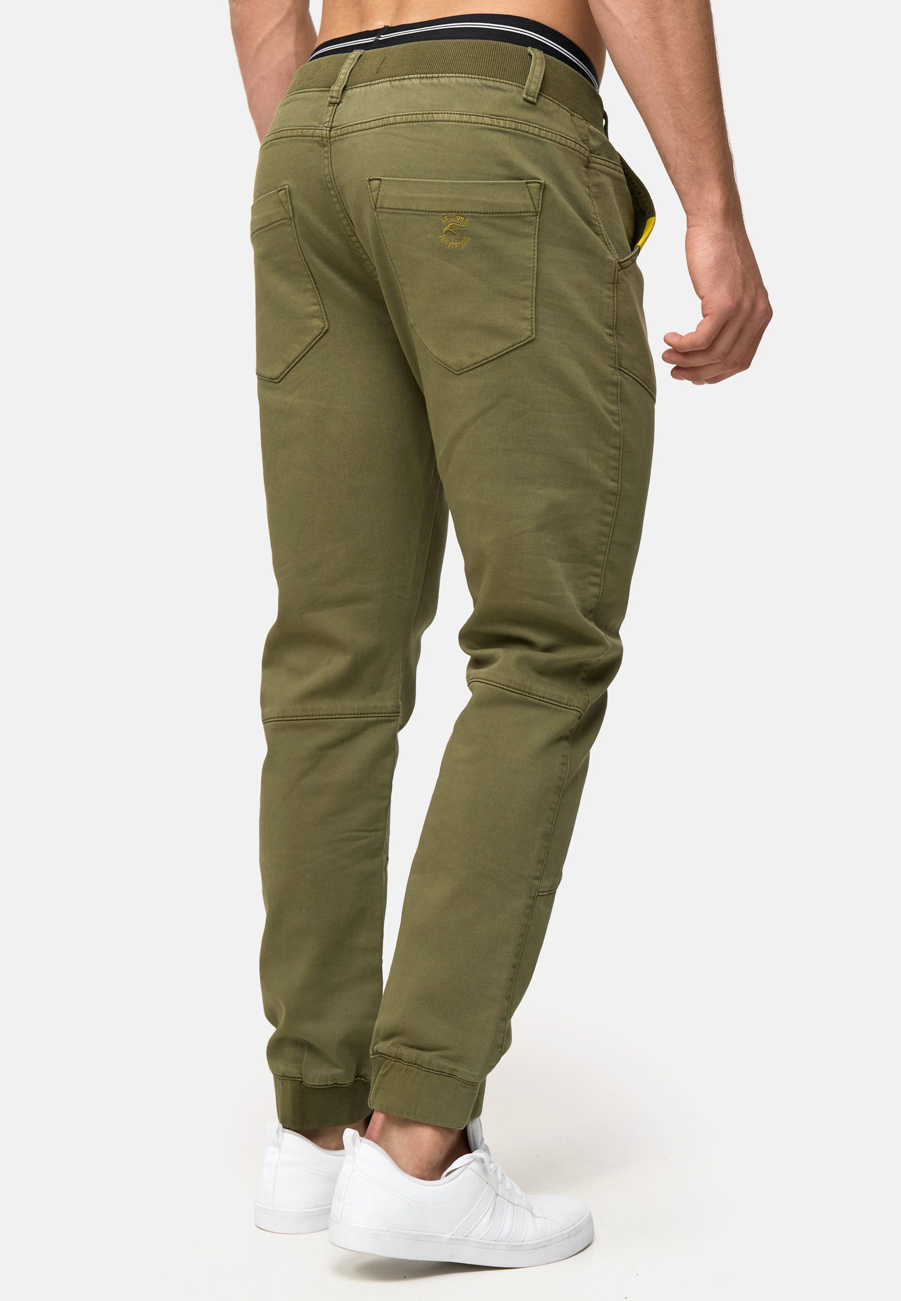 Indicode Stoffhose Herren Zannes Herrenhose Freizeithose Männer