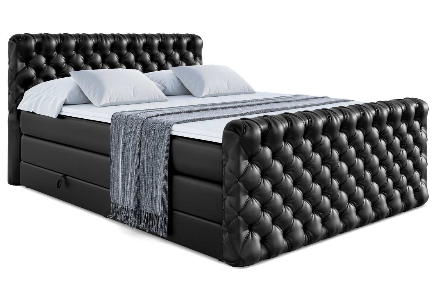 ALTDECOR Boxspringbett BOXI8-Z KING (Multipocket-Matratze H4, H3 Matratze B günstig online kaufen