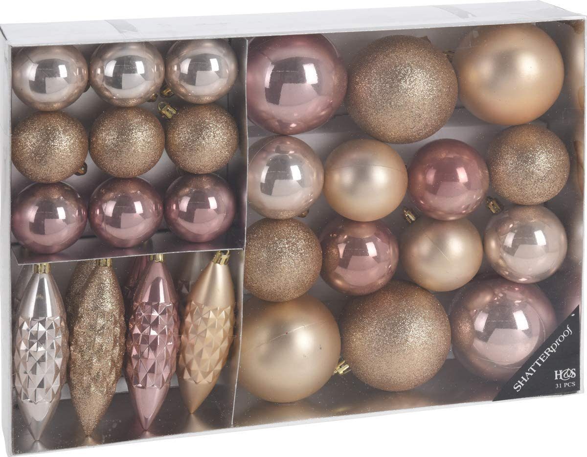 made2trade Christbaumschmuck Kugeln (31-tlg), in verschiedenen Farben günstig online kaufen