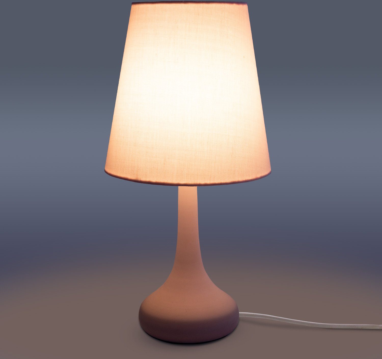 Paco Home Tischleuchte HELA, Leuchtmittel, E14 Tischleuchte Kinderzimmer Lampe, ohne pink Wohnzimmer u. LED Für Modern