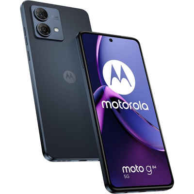 Motorola XT2347-2 Moto G84 5G 256 GB / 12 GB - Smartphone - midnight blue Smartphone (6,5 Zoll, 256 GB Speicherplatz)