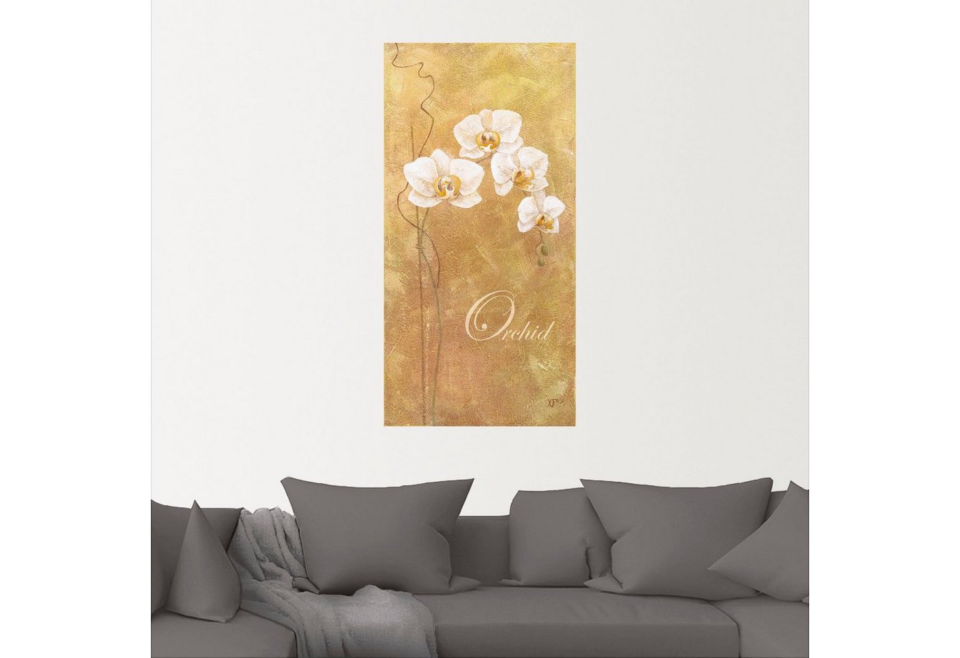 Artland Wandbild »Filigrane Orchidee«, Blumen (1 Stück), in vielen Größen & Produktarten - Alubild / Outdoorbild für den Außenbereich, Leinwandbild, Poster, Wandaufkleber / Wandtattoo auch für Badezimmer geeignet-HomeTrends