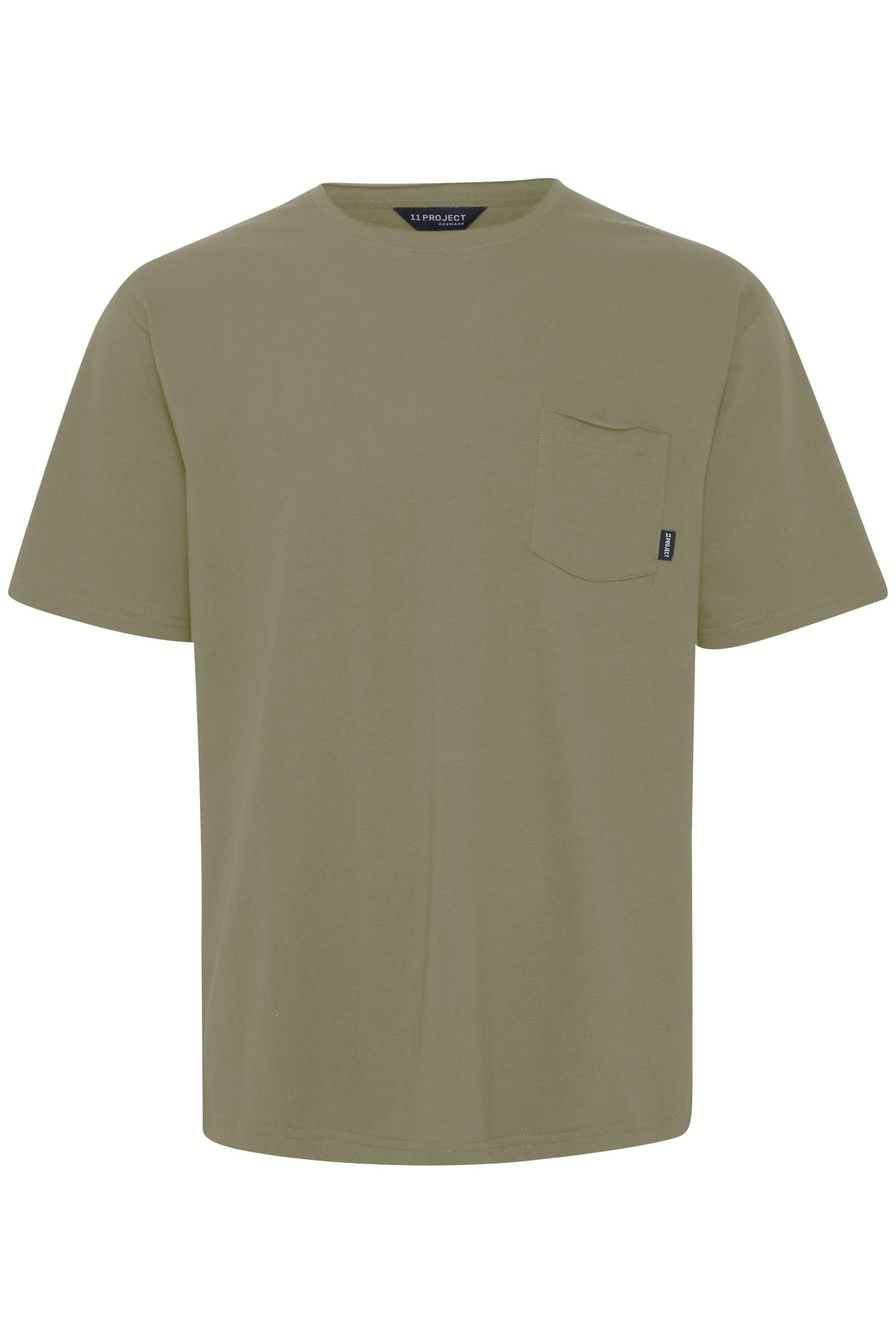 11 Project T-Shirt 11 Project Lichen Green T-Shirt O-Neck PREliah 21300997ME Deep