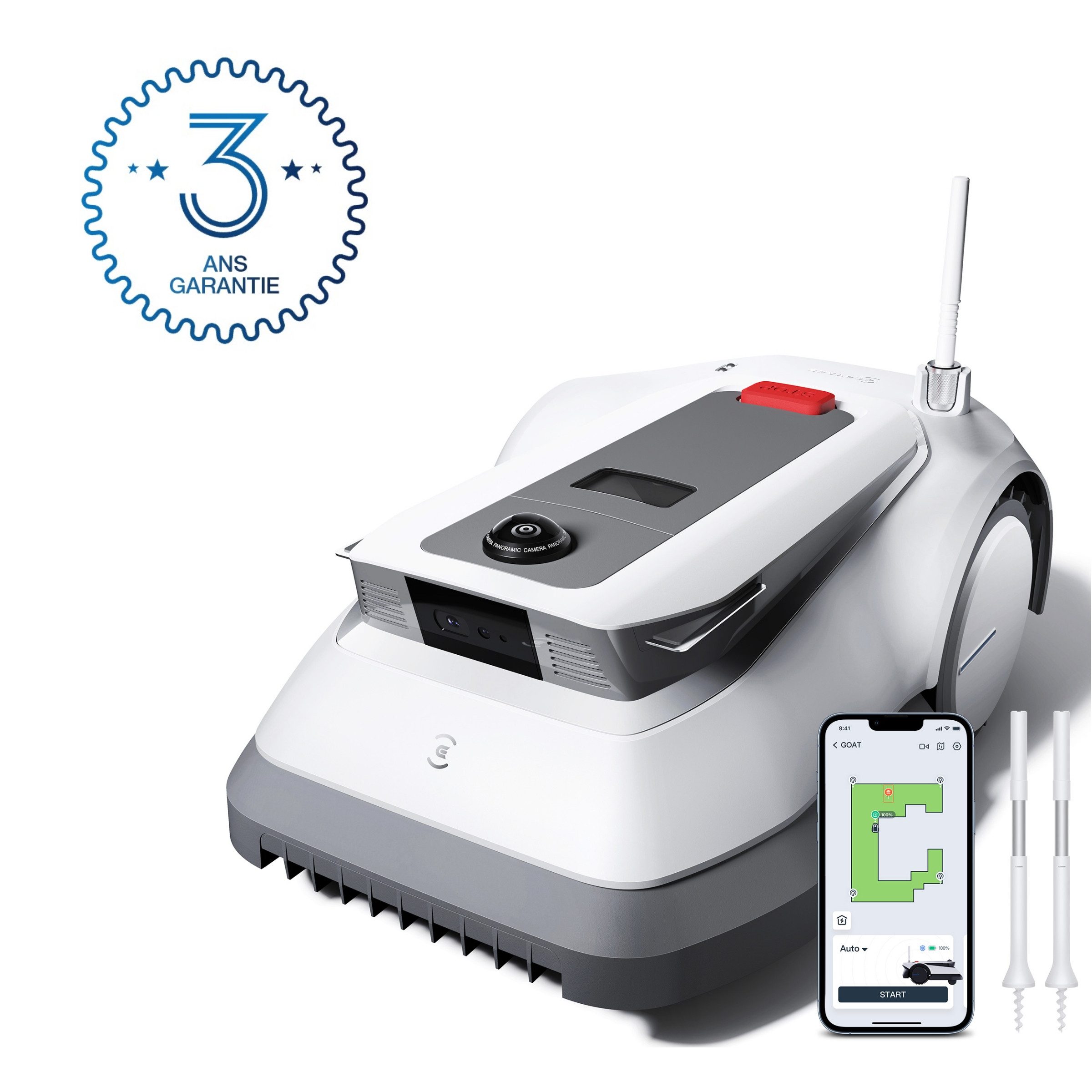 Rasenmähroboter GOAT G1-800 White