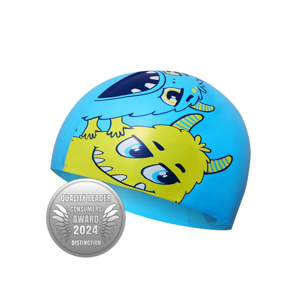 NILS AQUA Badekappe Schwimmhaube Duschhaube (Spar-Set, 1 St), bietet angenehmen Sitz ohne Druckstellen