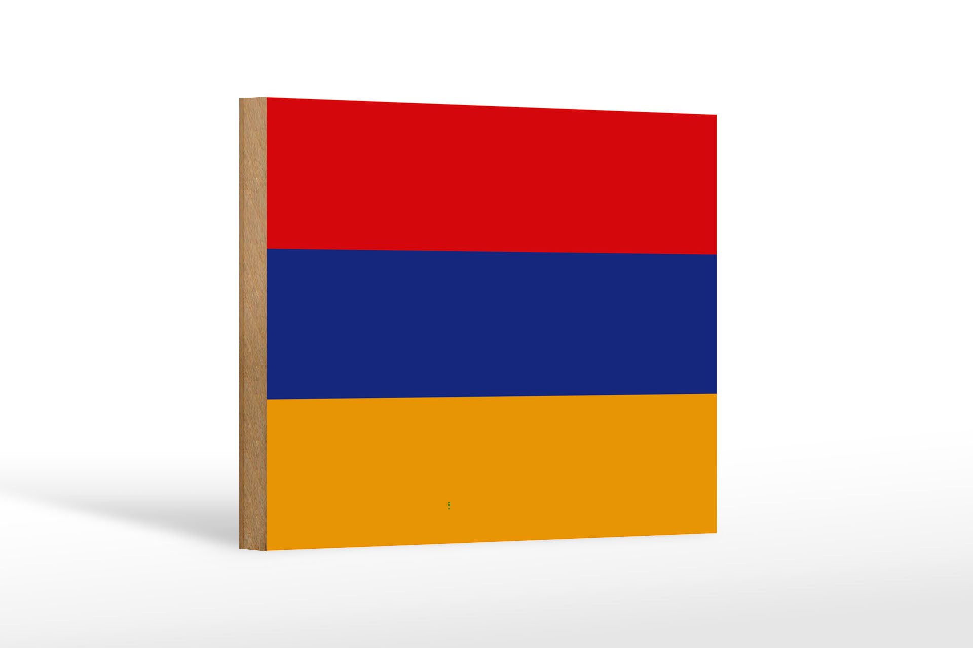 Femer GmbH Holzbild Flagge Armenien 18x12 cm Flag of Armenia, Flaggen (1 St), Glatte Holzfaserplatte (MDF), vorn beschichtet