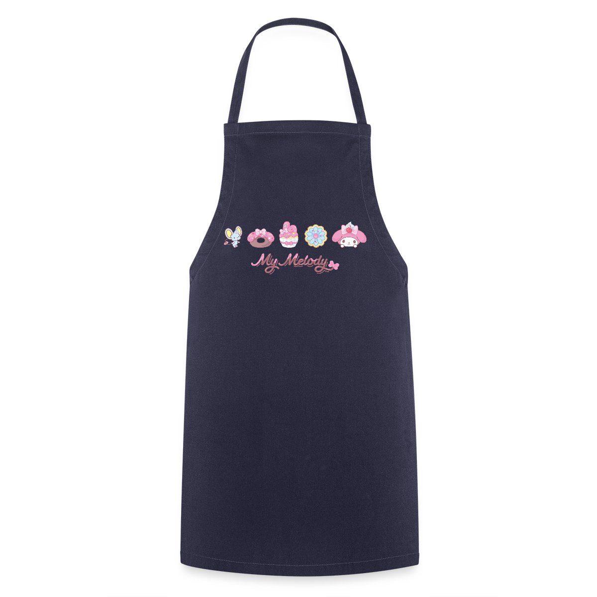 Spreadshirt Kochschürze My Melody Mit Flat Und Gebäckstücken Kochschürze, (1-tlg)