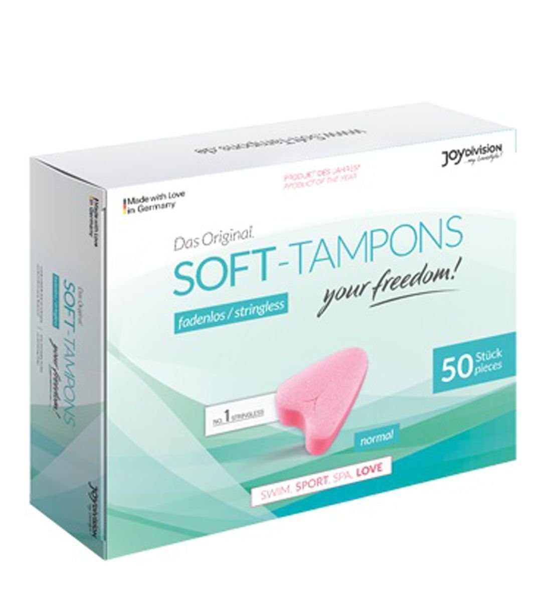 JOYDIVISION Einlage Soft-Tampons Normal - 50 Stuks