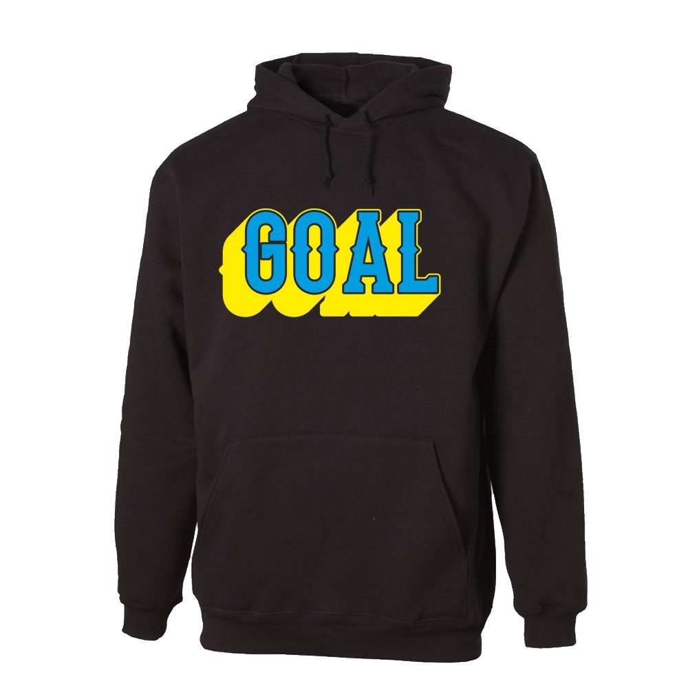 G-graphics Hoodie Goal mit trendigem Frontprint, Aufdruck auf der Vorderseite, Spruch/Sprüche/Print/Motiv, für jung & alt