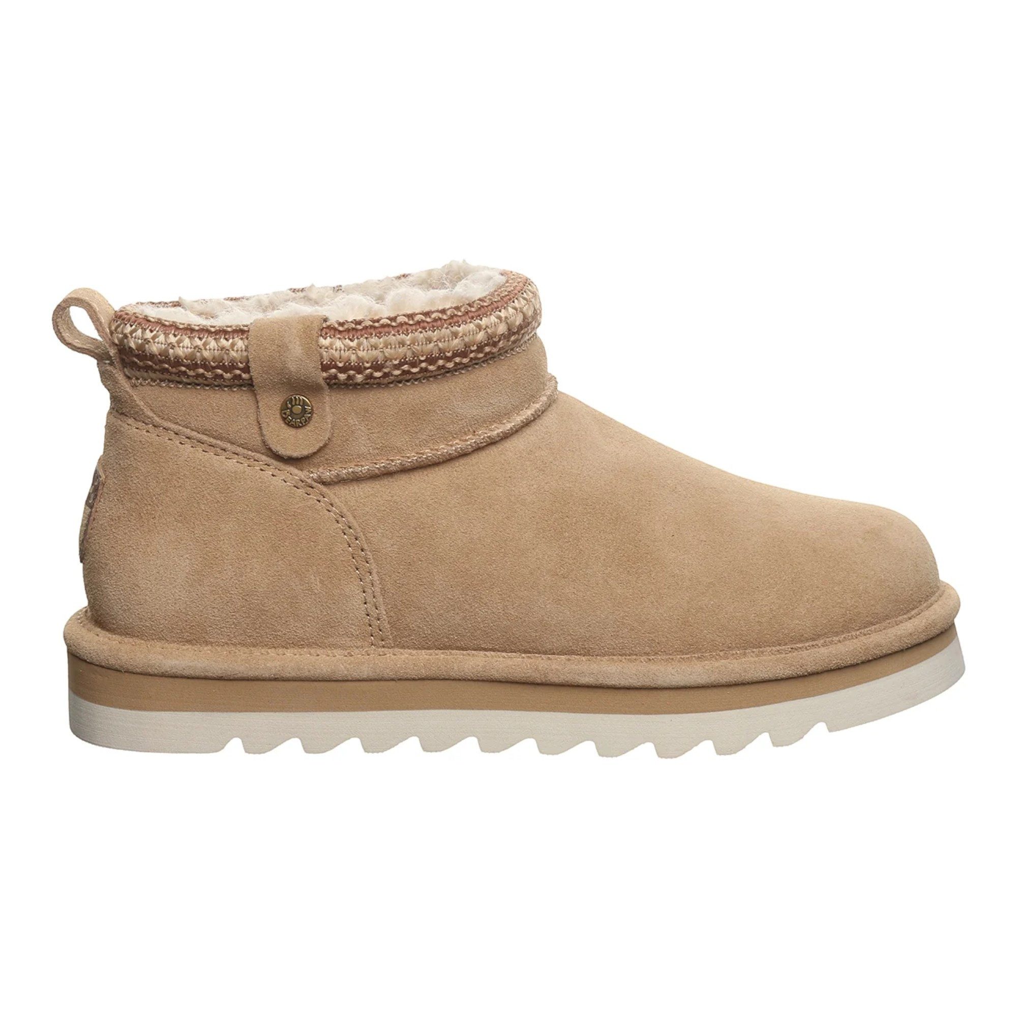 Bearpaw Langly (Veloursleder, warm) hellbraun Damen Winterstiefel
