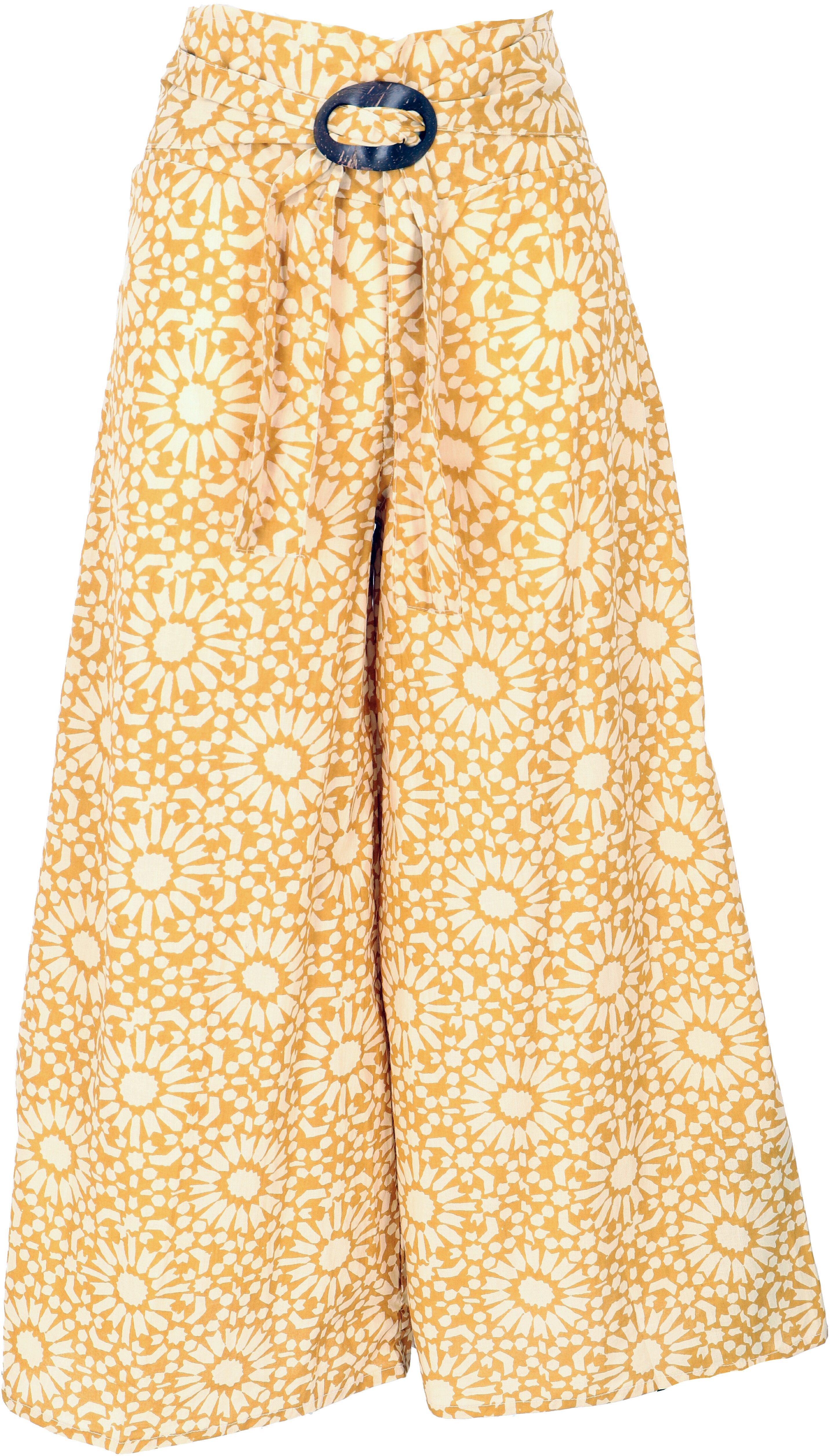 Guru-Shop Relaxhose Luftige Sommerhose mit Kokosschnalle, Boho.. alternativ günstig online kaufen