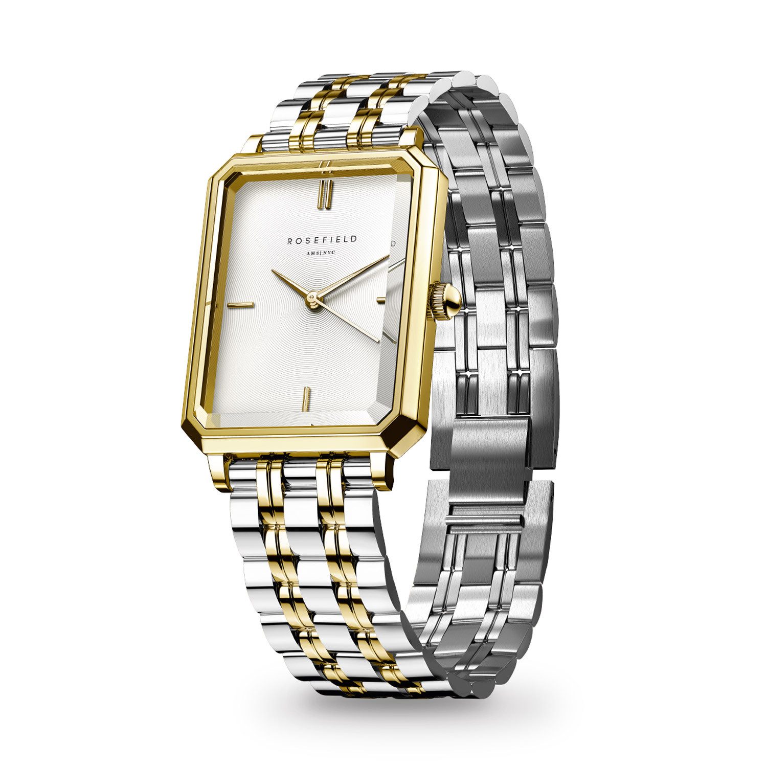 ROSEFIELD Quarzuhr Octagon XS Bicolor