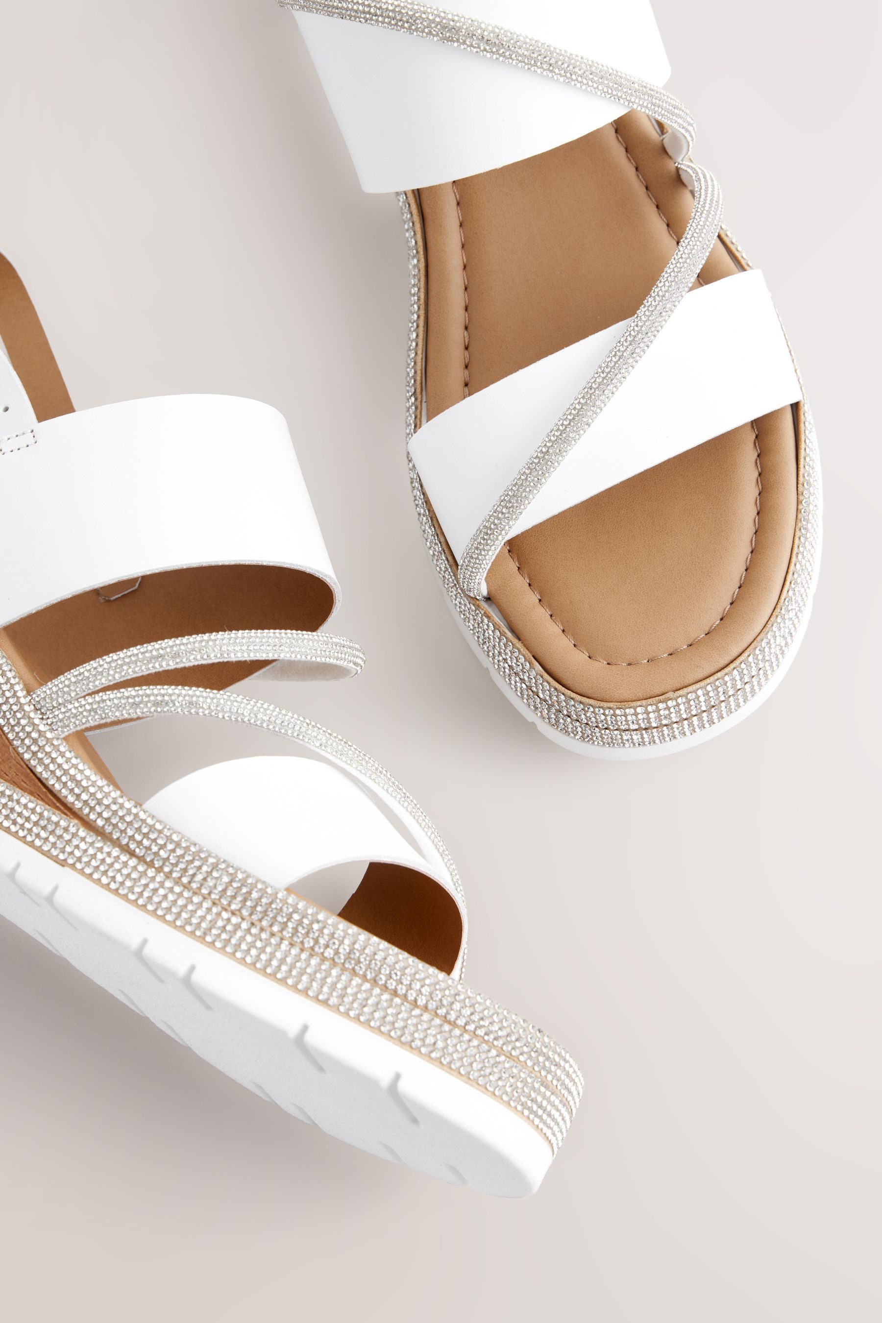 Next Forever Comfort® Leder-Slingbacks mit Keilabsatz Keilpumps (1-tlg)