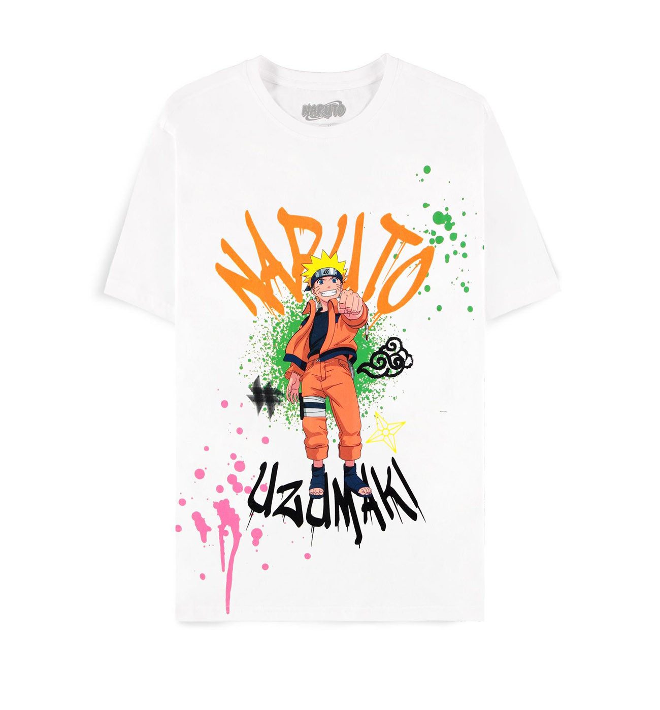 Naruto T-Shirt Uzumaki Graffiti günstig online kaufen